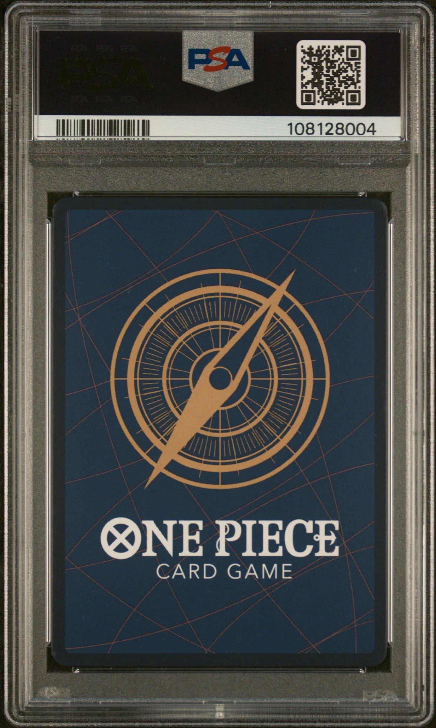 2024 One Piece Op09-emperors In The New World 093 Marshall D. Teach Wanted Alternate Art PSA 10