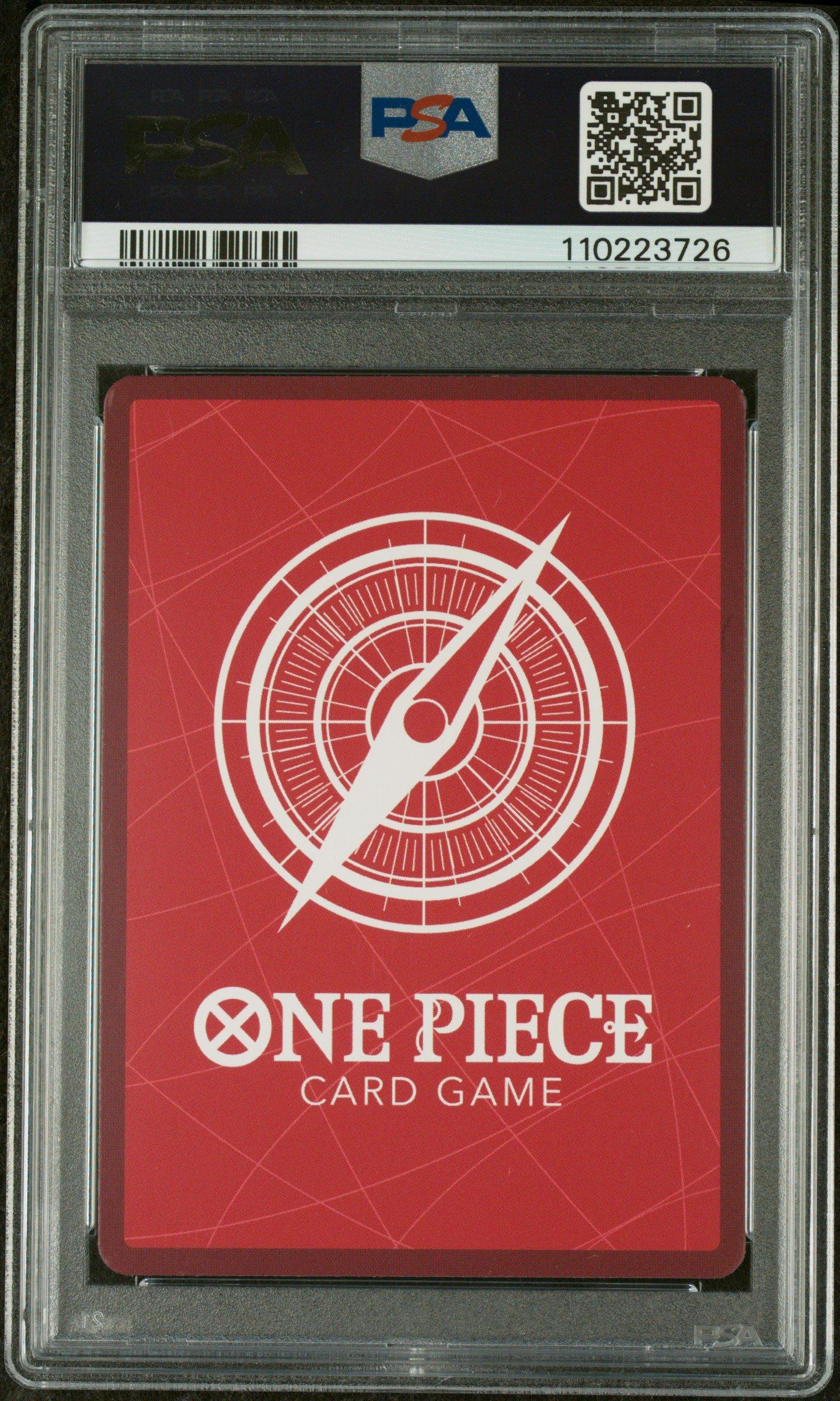 2024 One Piece Op09-emperors In The New World 001 Shanks Alternate Art PSA 10