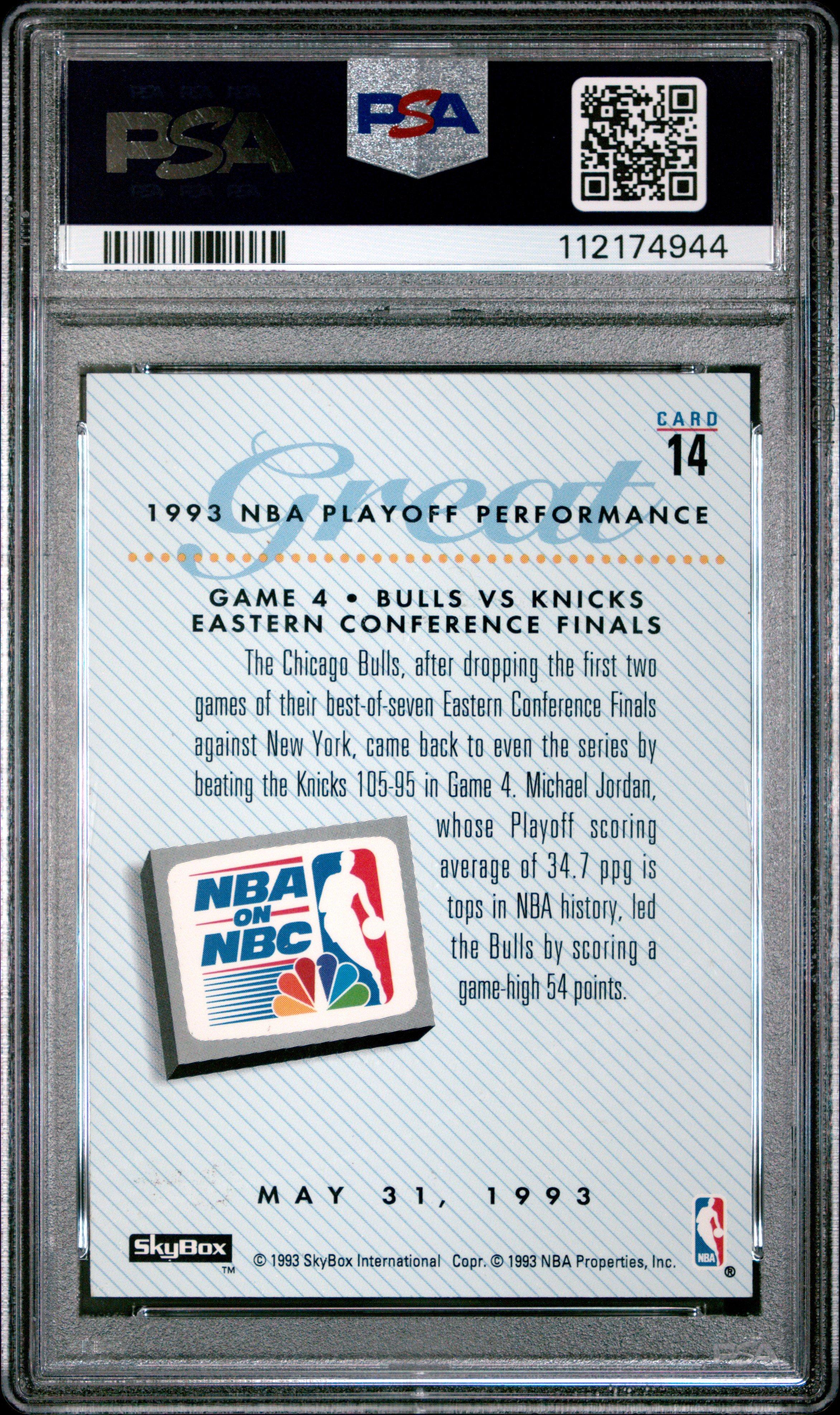 1993 Skybox Premium Michael Jordan PSA