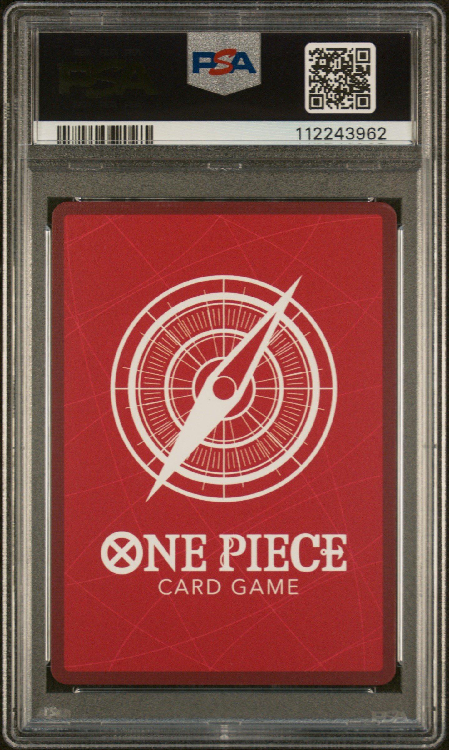 2024 One Piece Prb01-premium Booster -one Piece Card The Best- 001 Sanji Alternate Art PSA 10