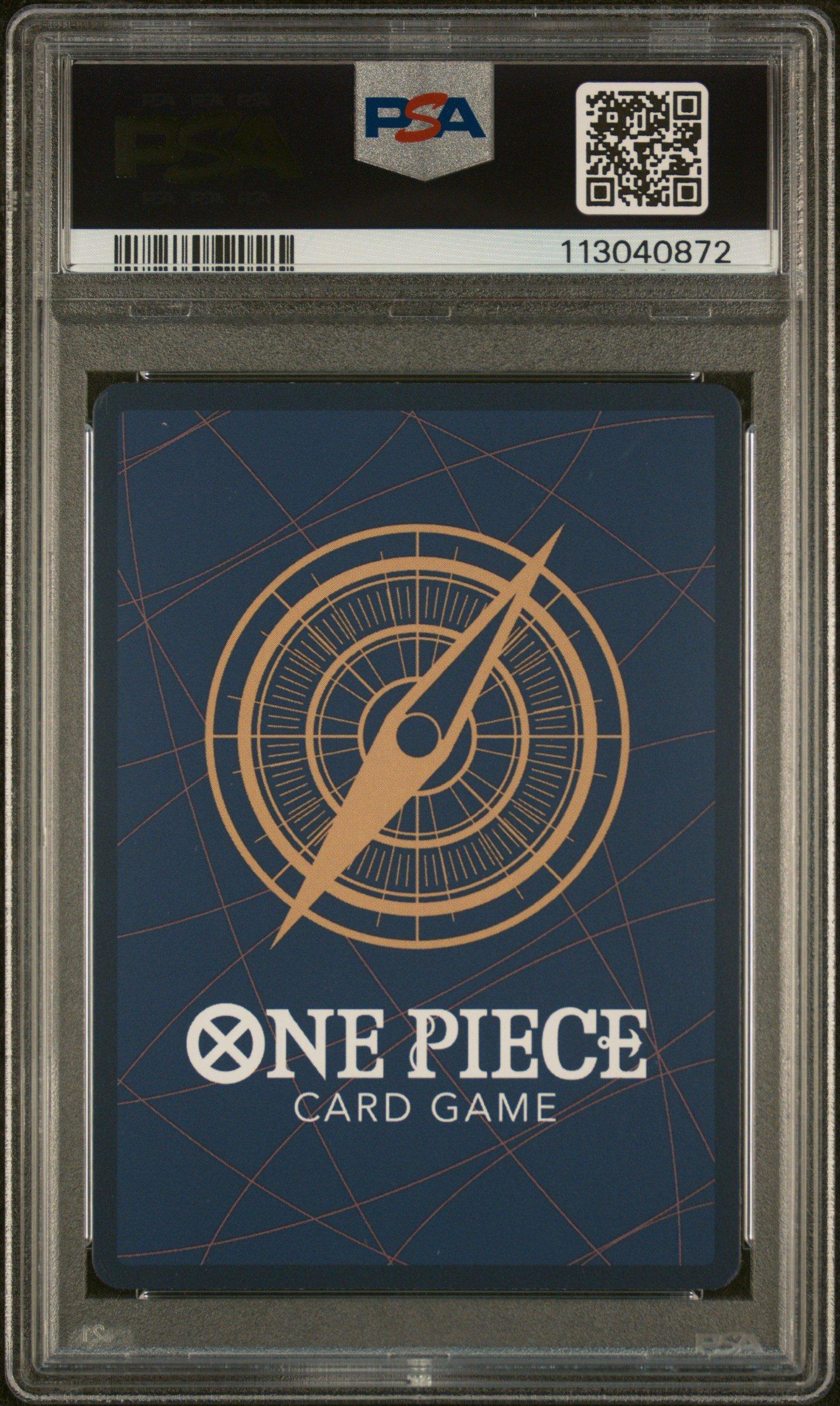 2025 One Piece Op10-royal Blood 019 Divine Departure Alternate Art PSA 10