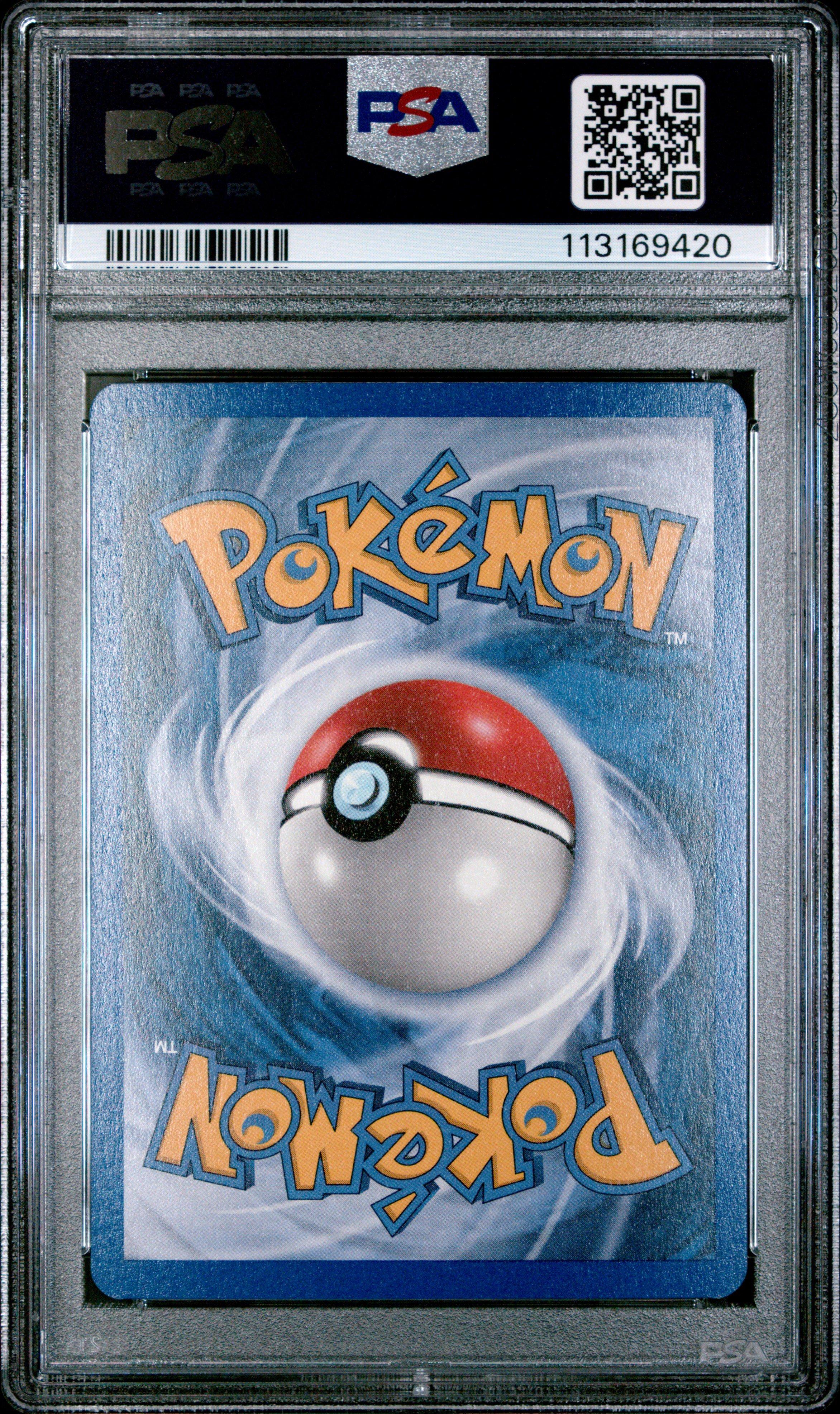 2003 Pokemon Ex Dragon 28 Forretress-reverse Foil PSA 8