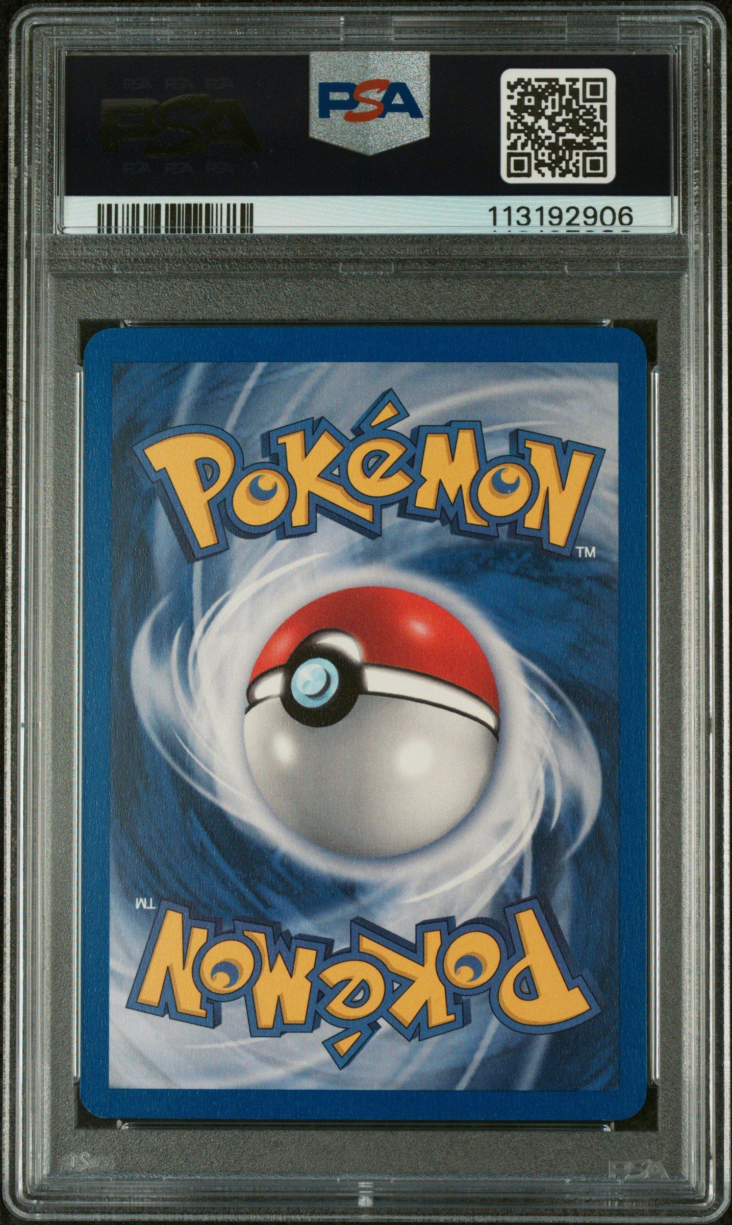 2000 Pokemon Gym Heroes 6 Lt. Surge's Electabuzz Holo PSA
