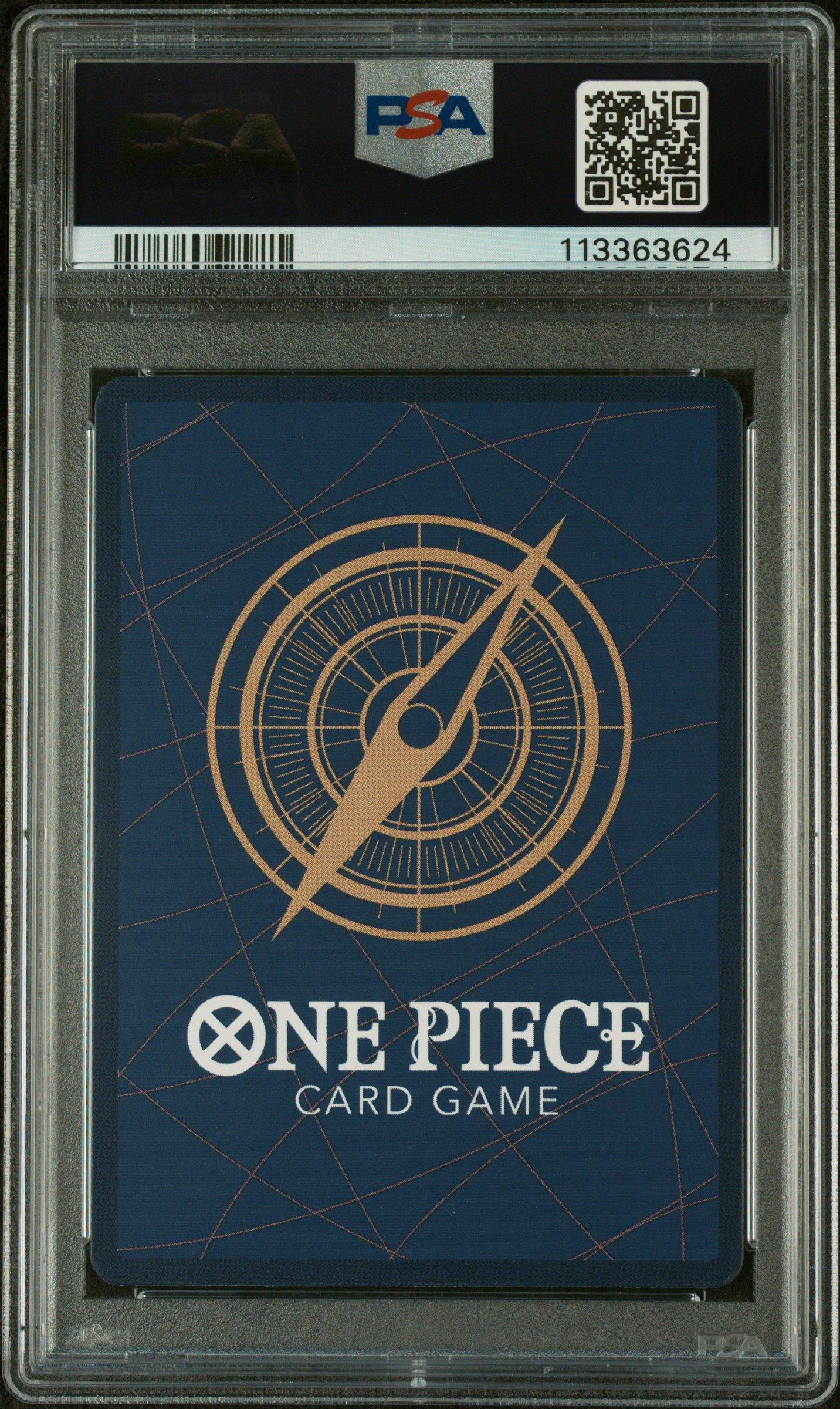 2025 One Piece Op10-royal Blood 119 Trafalgar Law Alternate Art PSA 10