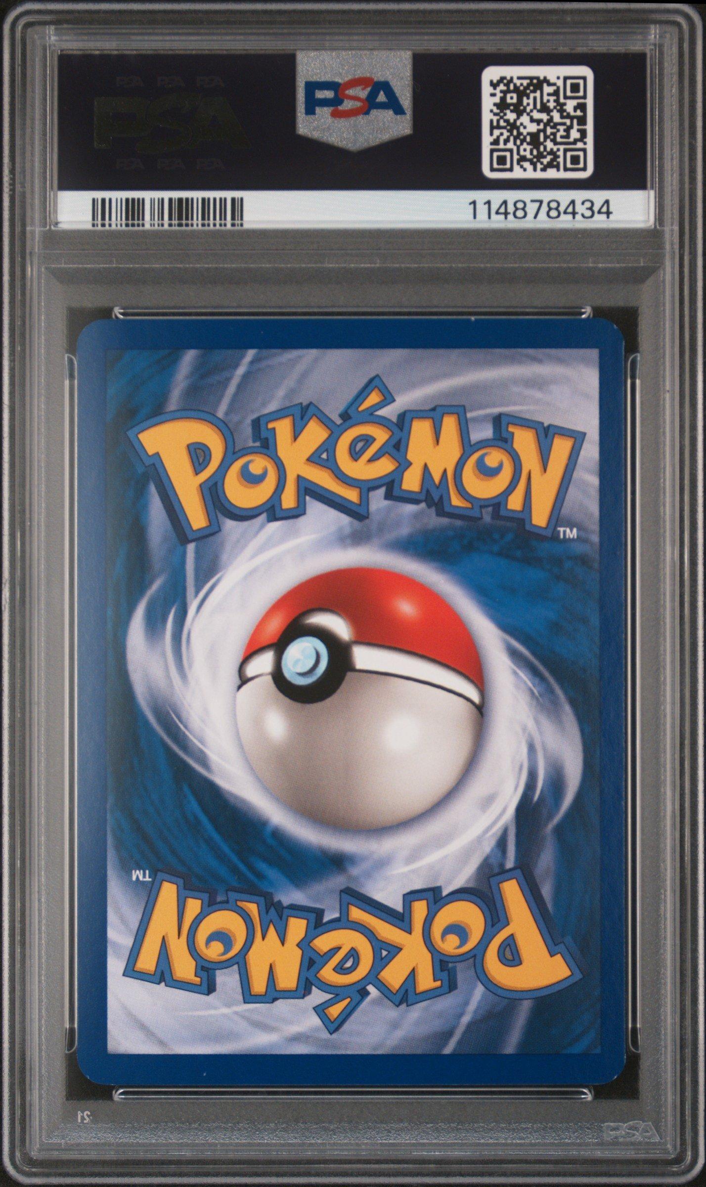 2003 Pokemon Aquapolis 104 Psyduck-reverse Foil PSA 8 Graded Card