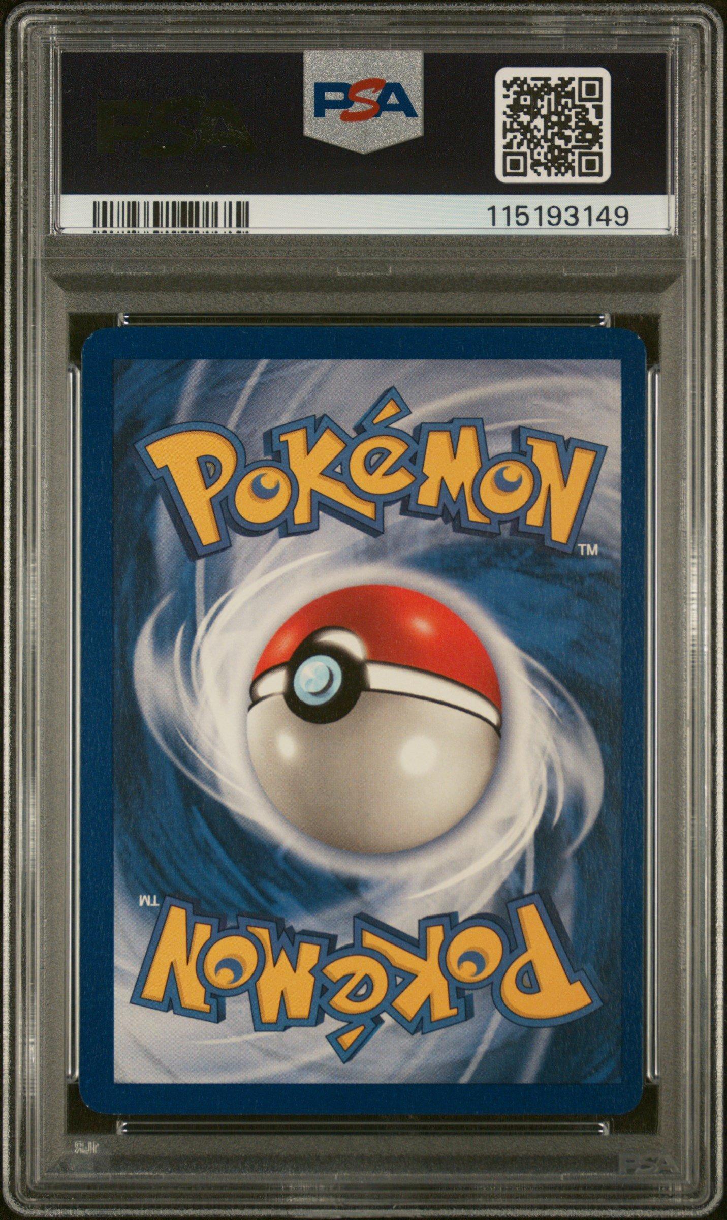 1999 Pokemon Game 42 Wartortle 1st Edition PSA