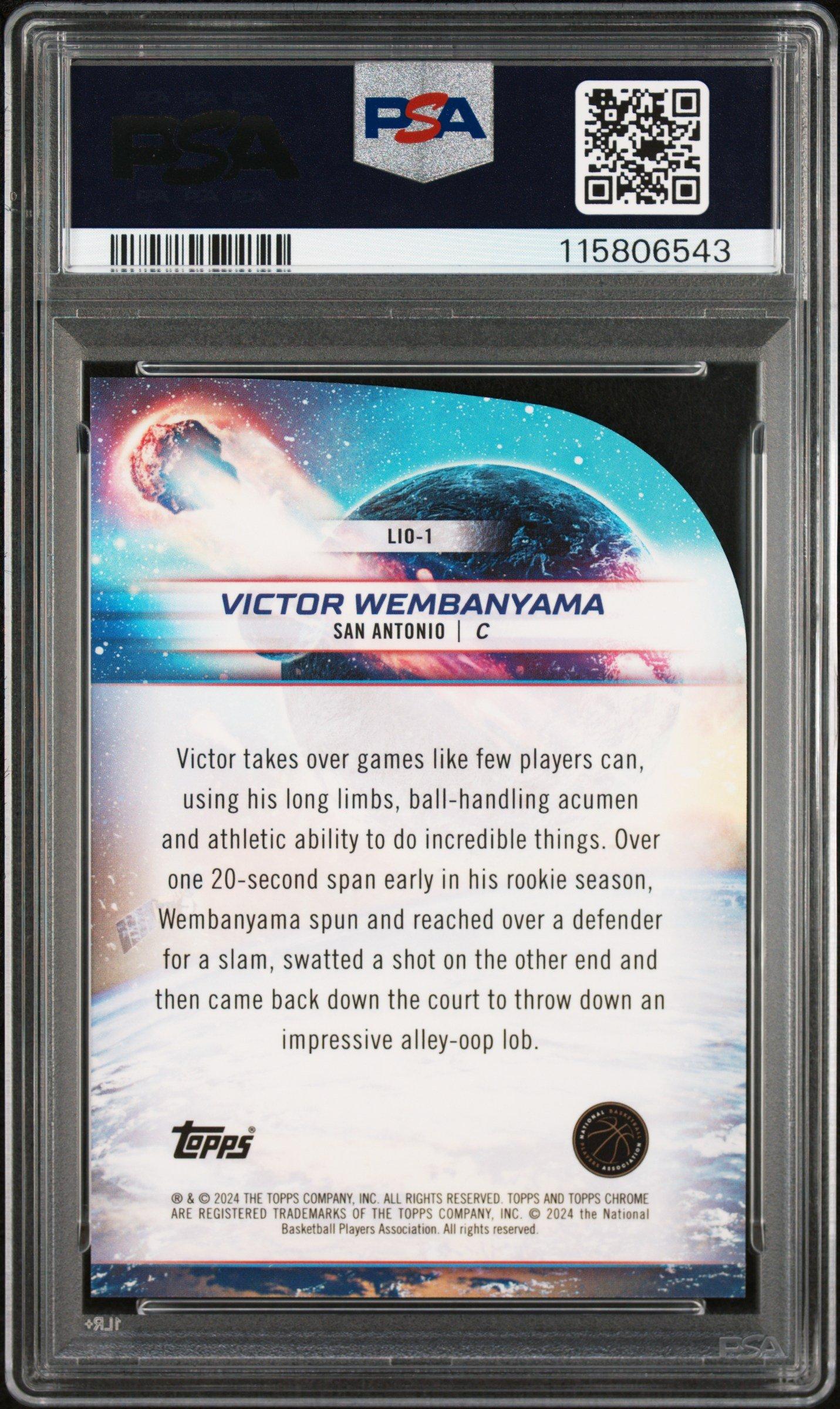 2023 Topps Cosmic Chrome Launched Into Orbit Lio1 Victor