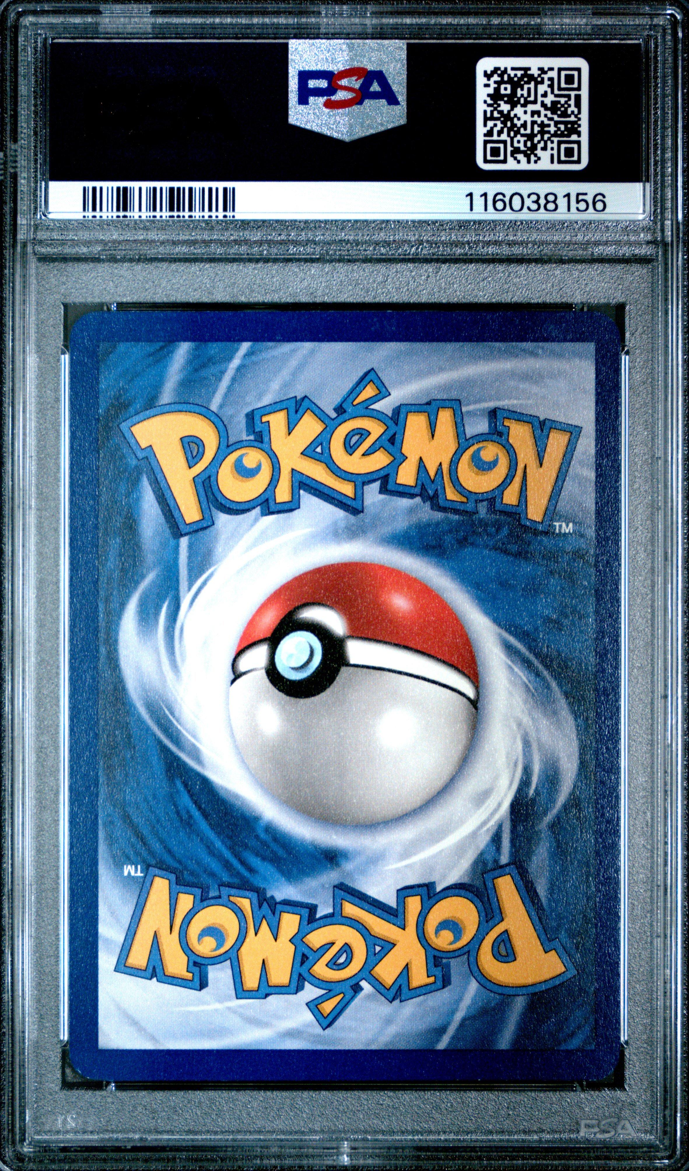 1999 Pokemon Fossil 33 Gastly PSA