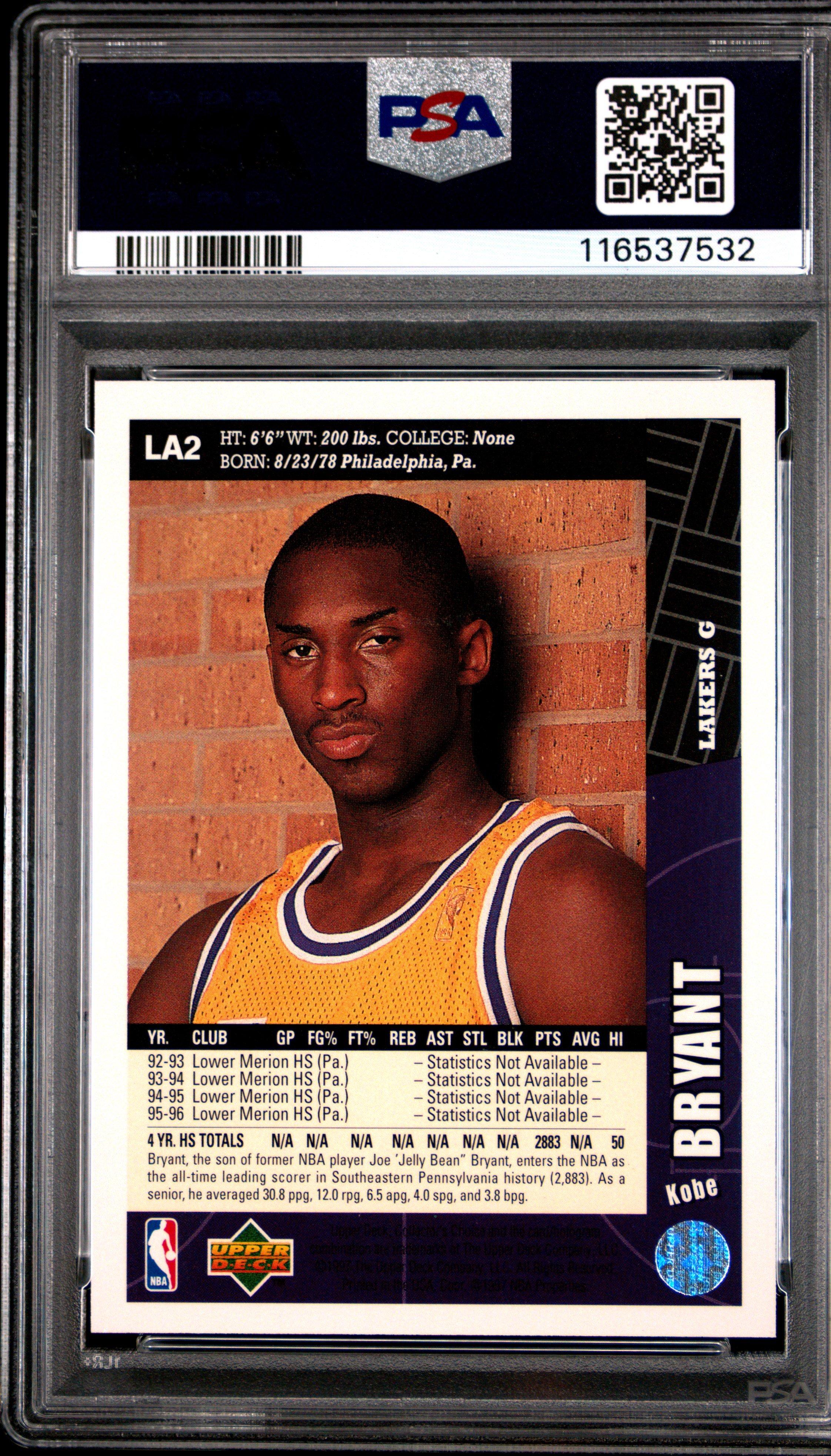 kobe bryant graded cards 2012 Panini Past & Present Kobe Bryant #70 PSA 10 main image 0