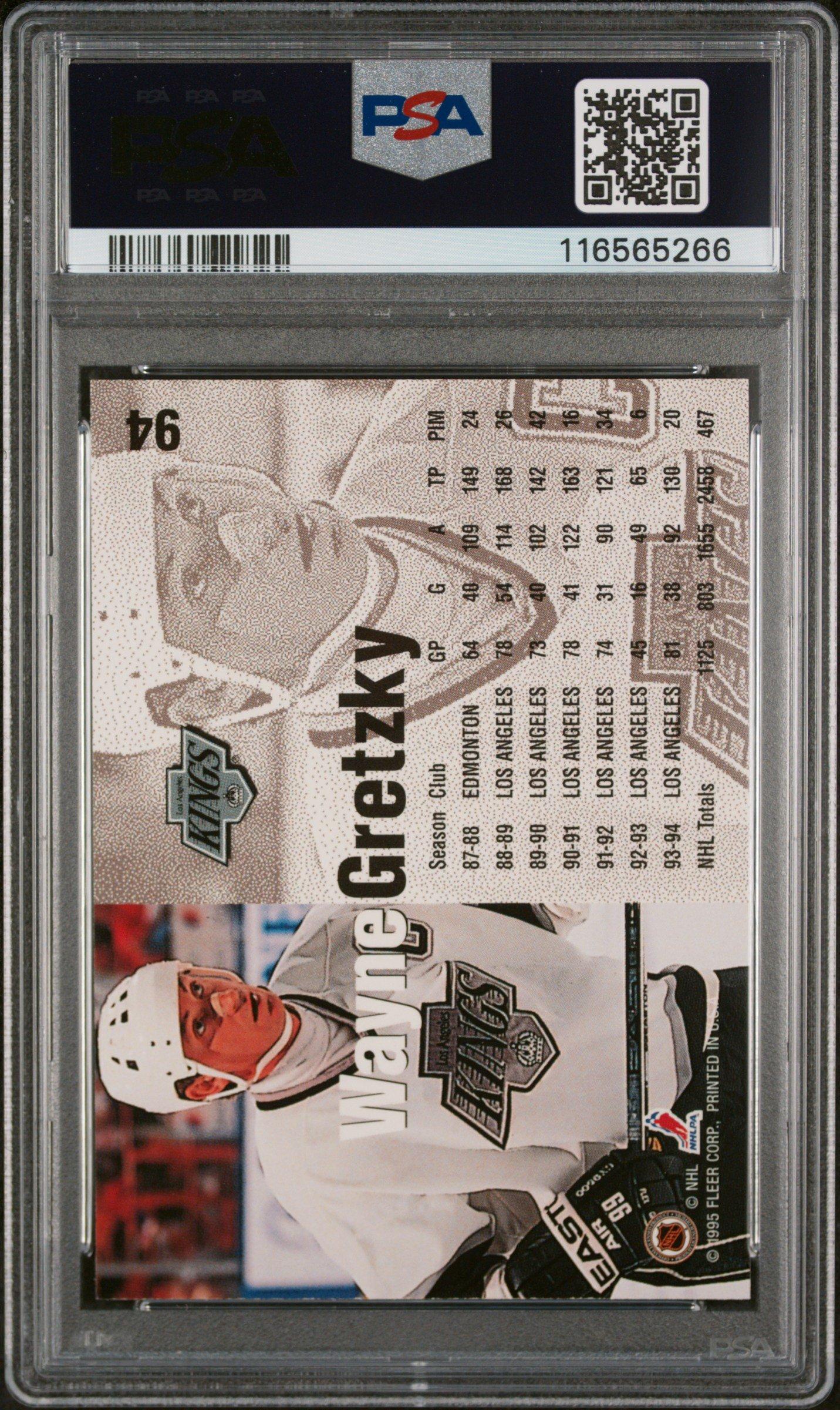 1994 Fleer 94 Wayne Gretzky PSA 10