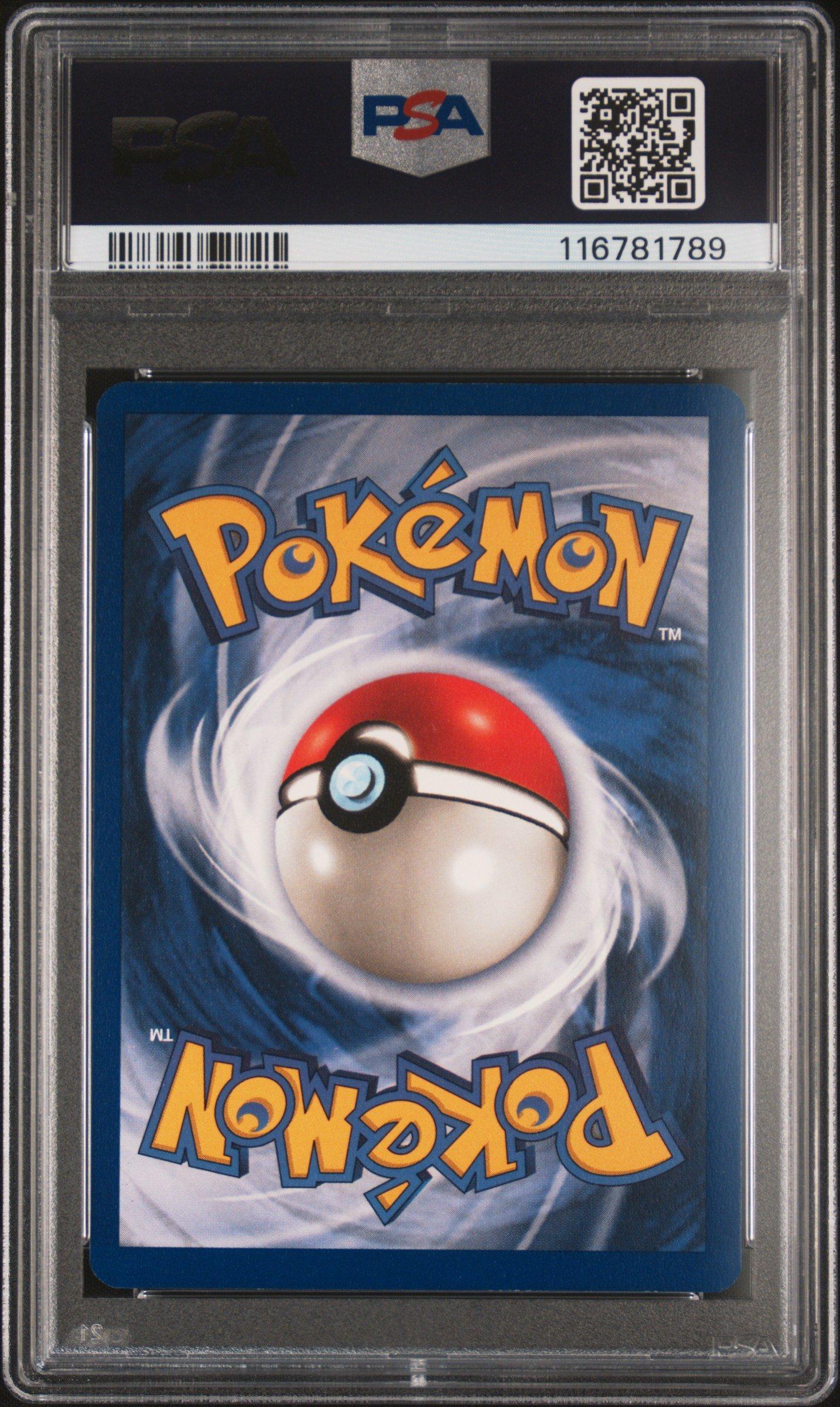 1999 Pokemon Game 58 Pikachu Yellow Cheeks PSA 9 Graded Card