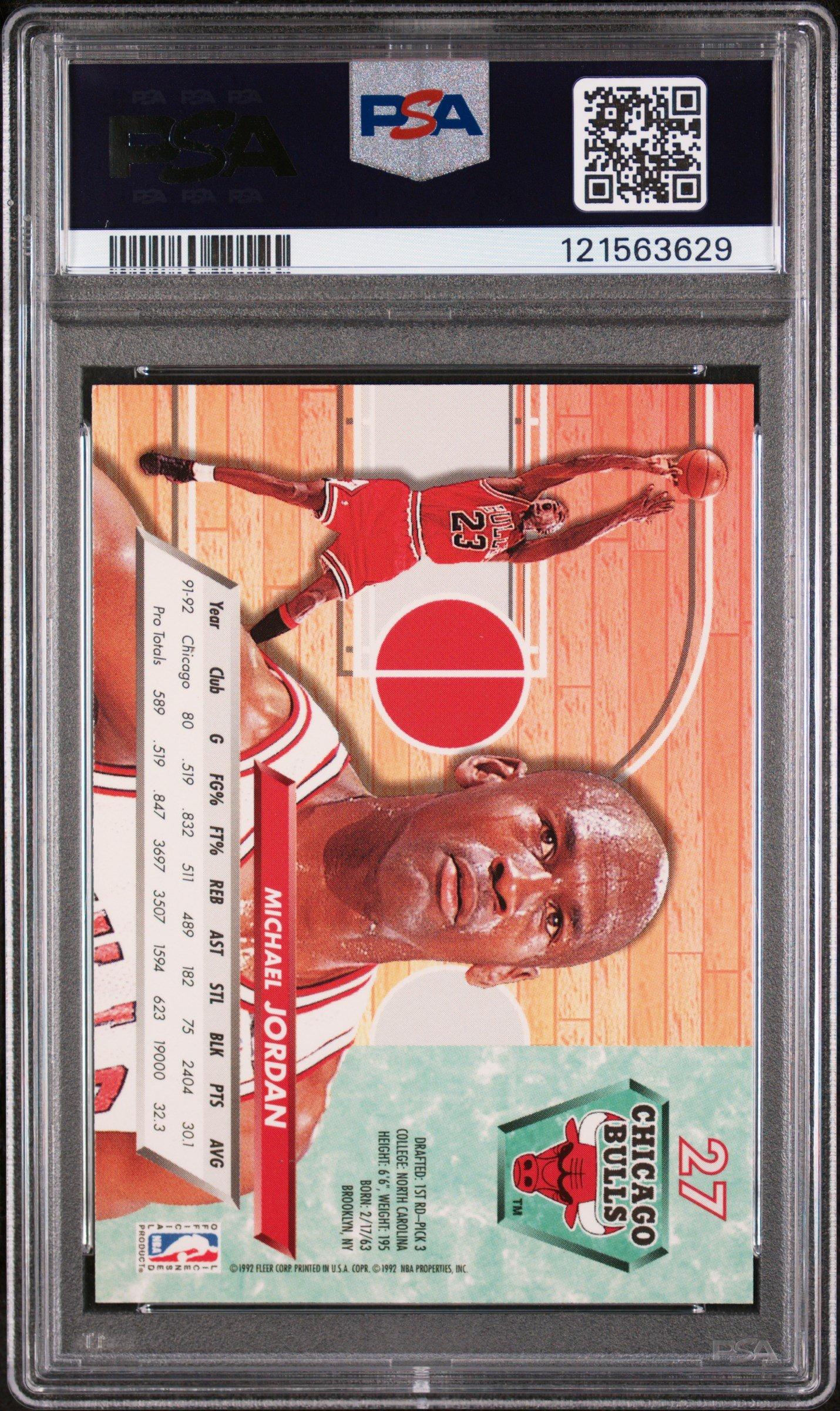 1992 Ultra Michael Jordan PSA