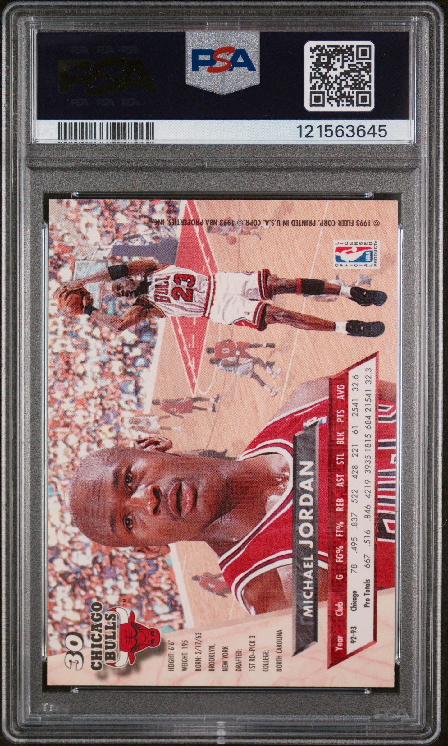 1993 Ultra 30 Michael Jordan PSA
