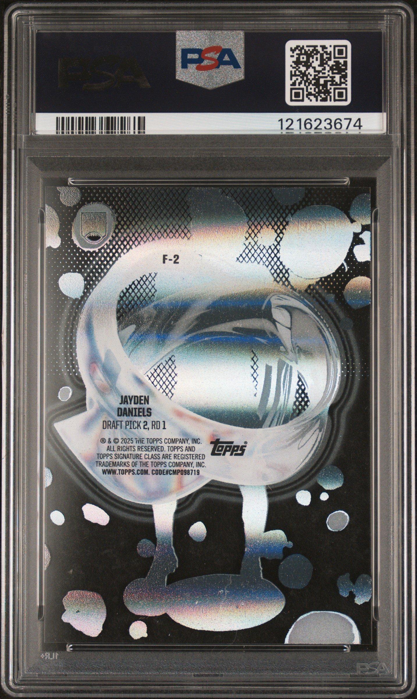 2024 Topps Signature Class Fluidity F2 Jayden Daniels PSA