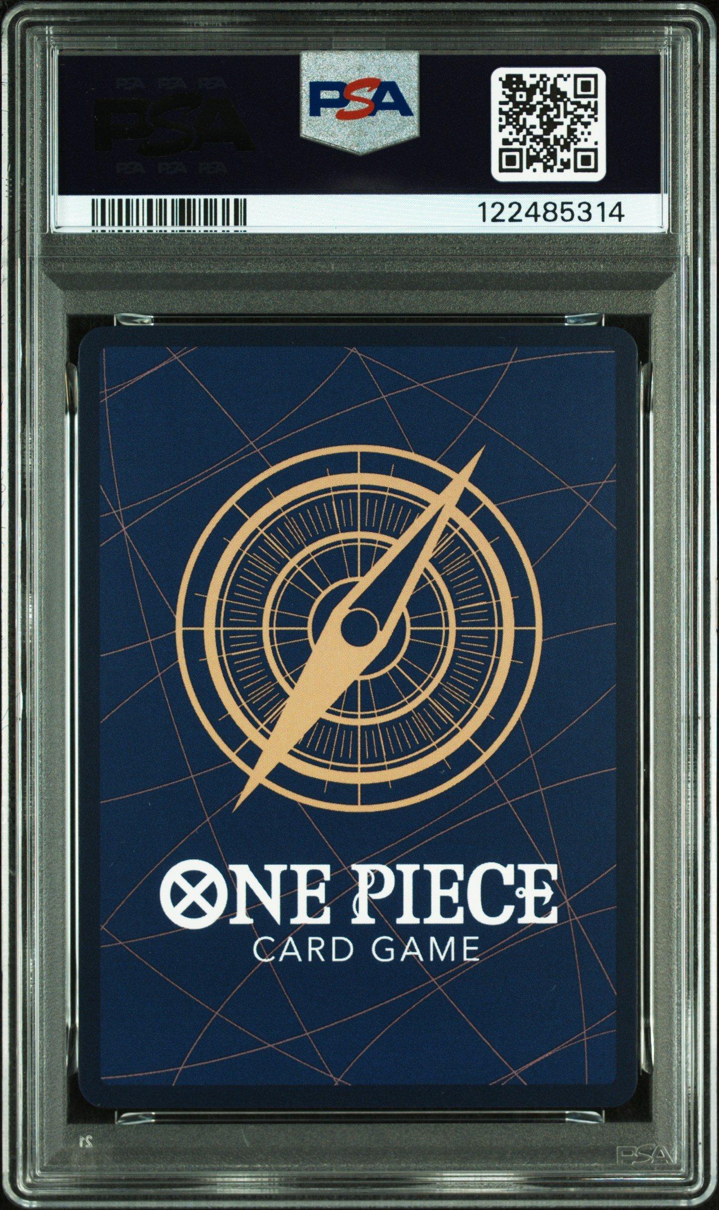 2024 One Piece Japanese Op09-emperors In The New World 119 Monkey D. Luffy Wanted Alternate Art PSA 10