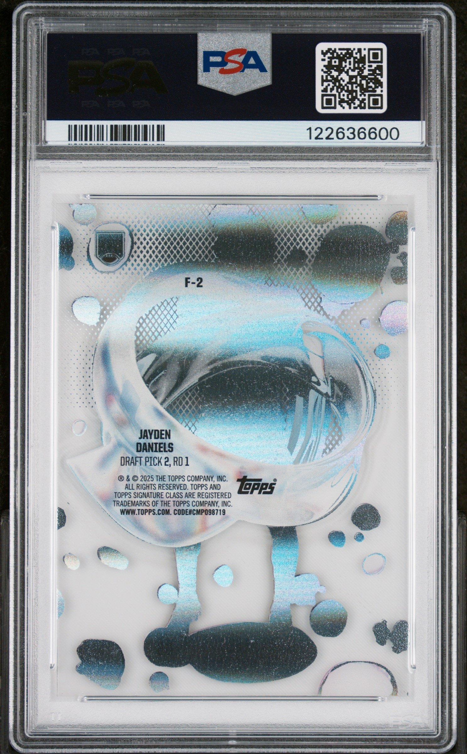 2024 Topps Signature Class Fluidity F2 Jayden Daniels PSA 10
