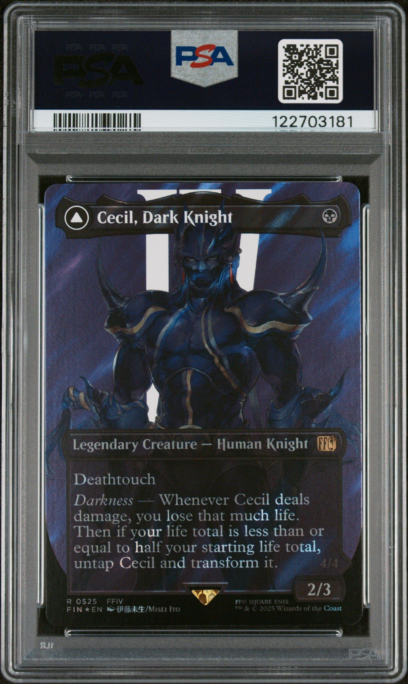 2025 Magic The Gathering Final Fantasy 0525 Cecil, Dark Knight