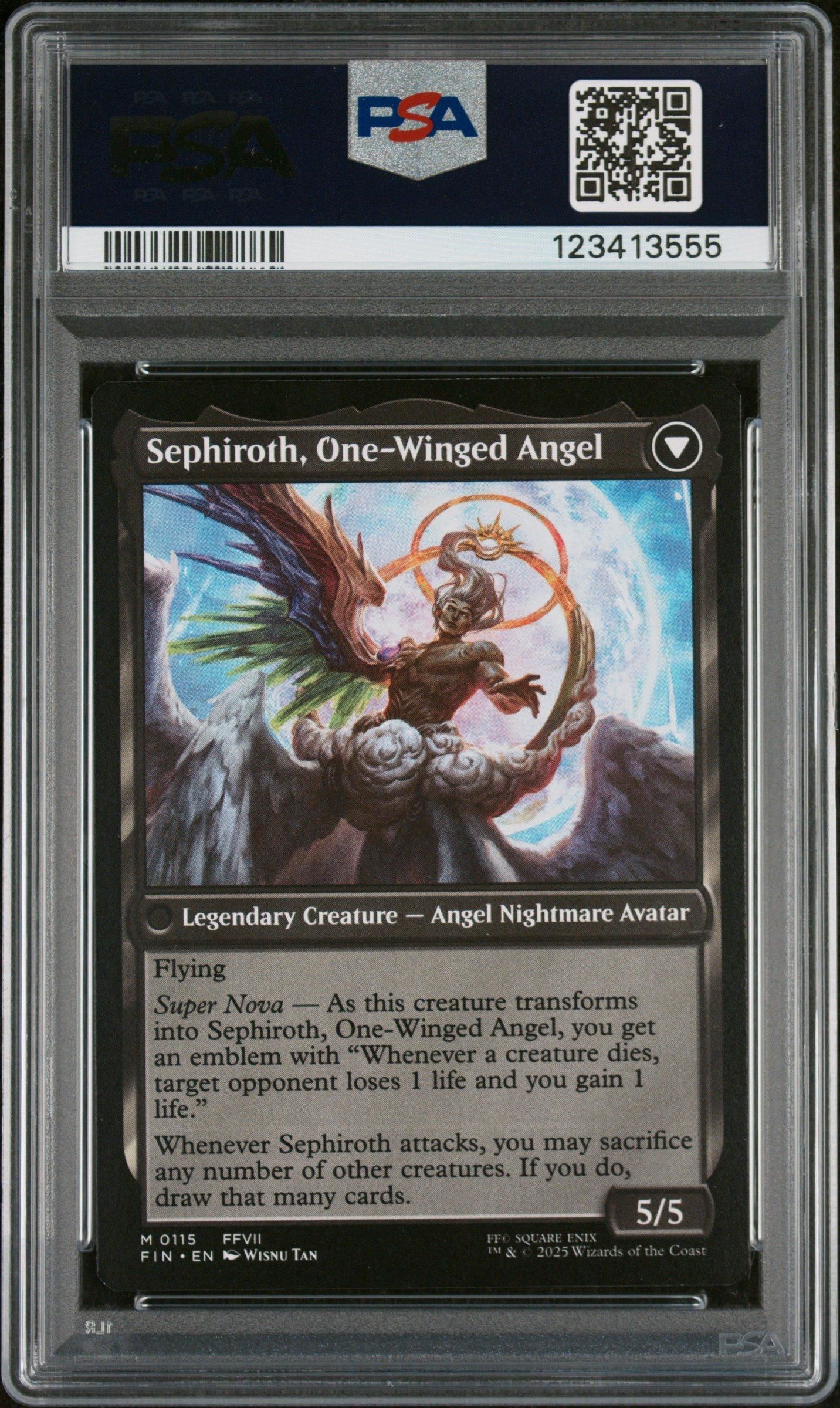 sephiroth mtg card Sephiroth, Fabled SOLDIER - FINAL FANTASY target opponent loses 1 life and you gain 1 life Sephiroth, the Savior #49 Prices