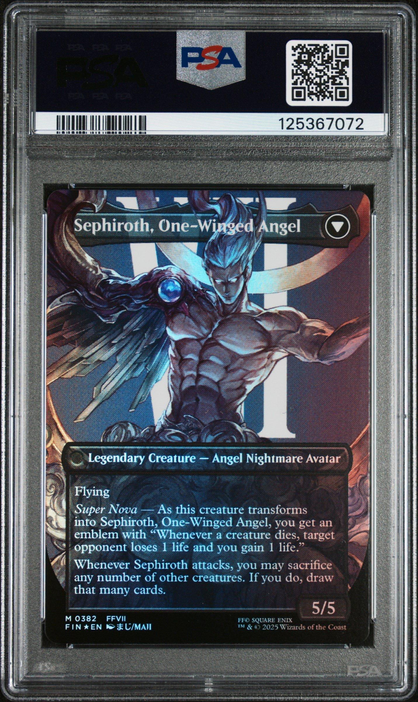 2025 MTG FIN ART SERIES セフィロス #44 PSA10 2025 MTG FIN ART