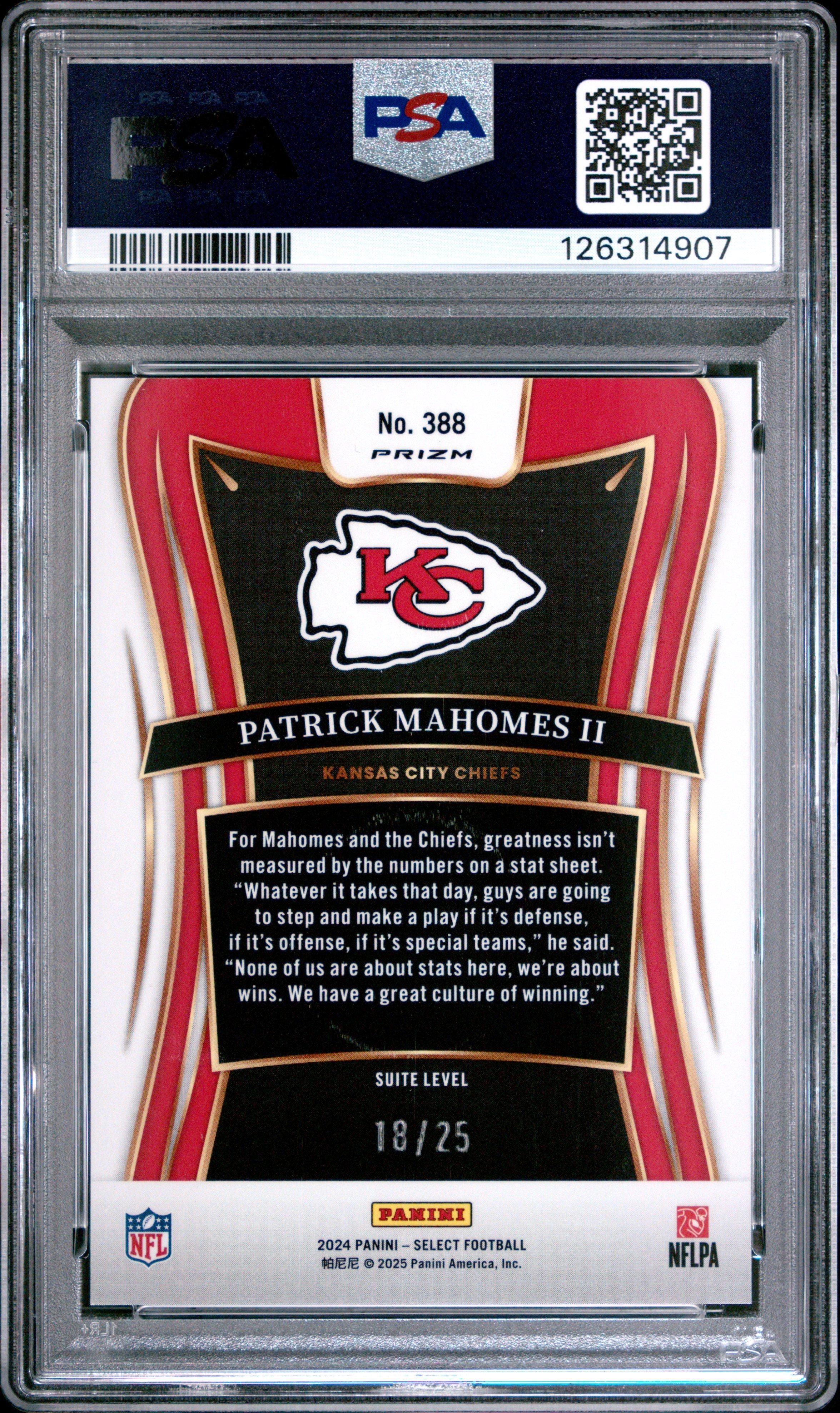 graded patrick mahomes card 2017 Donruss Rated Rookie RC Yellow Ink PSA/DNA Auto G  Super Sports Center Patrick Mahomes 2018 Panini Donruss