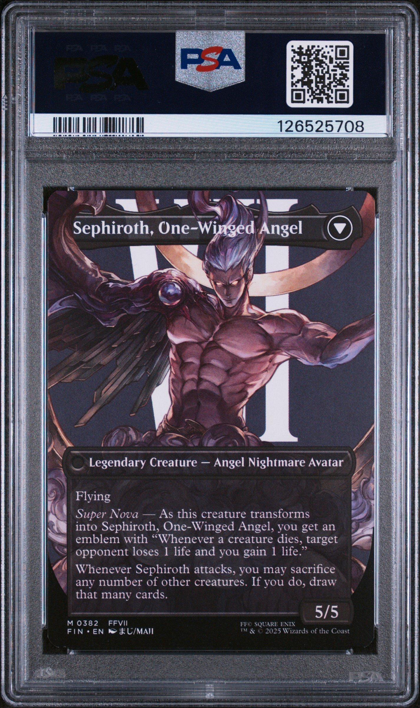 2025 Magic The Gathering Final Fantasy 0382 Sephiroth, Fabled