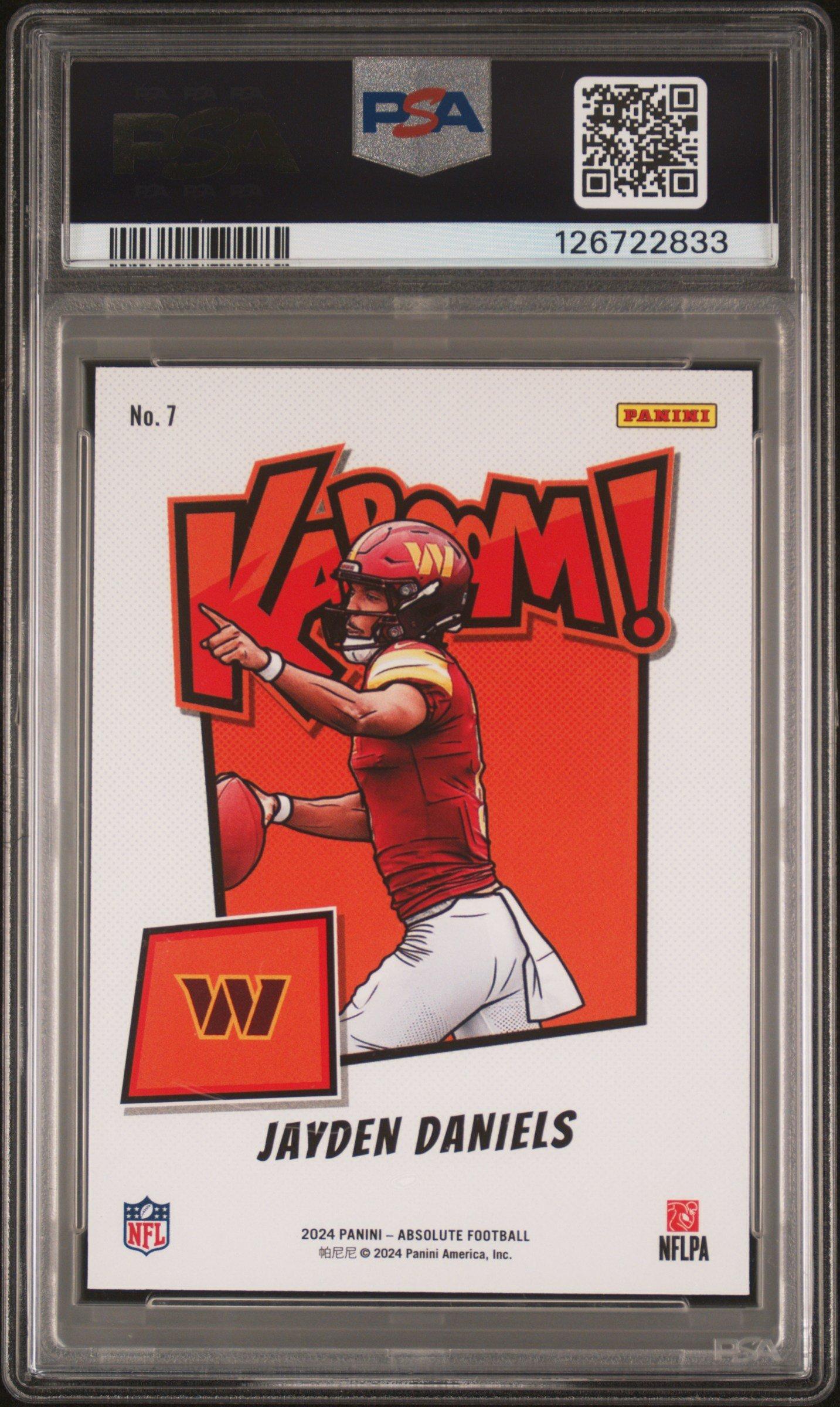 FM7用ゲームソフト5本セット パックマン ウイングマン 暴龍ゴジラ 野球狂の詩 2024 Panini Absolute Kaboom! Horizontal 7 Jayden Daniels PSA 9