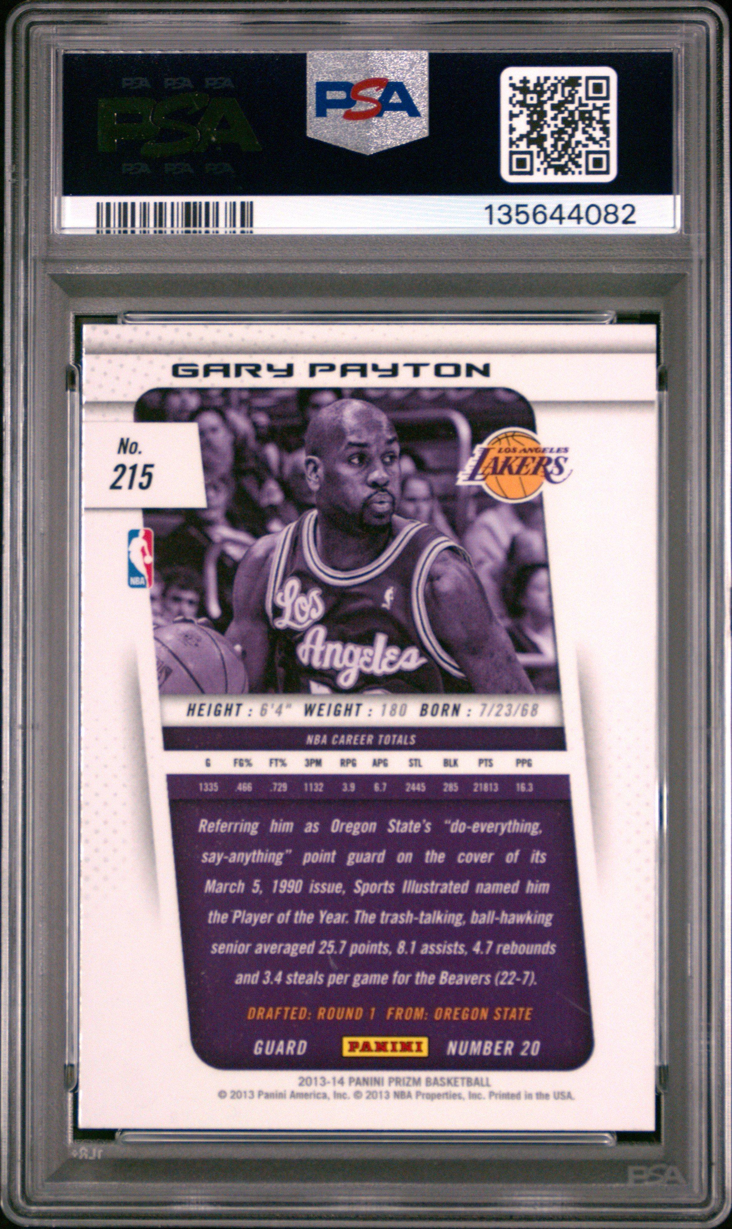 。*様 咆哮するグレート・ホーン 英語版 PSA10鑑定品 2013 Panini Prizm 215 Gary Payton PSA 10 Graded Card | GameStop