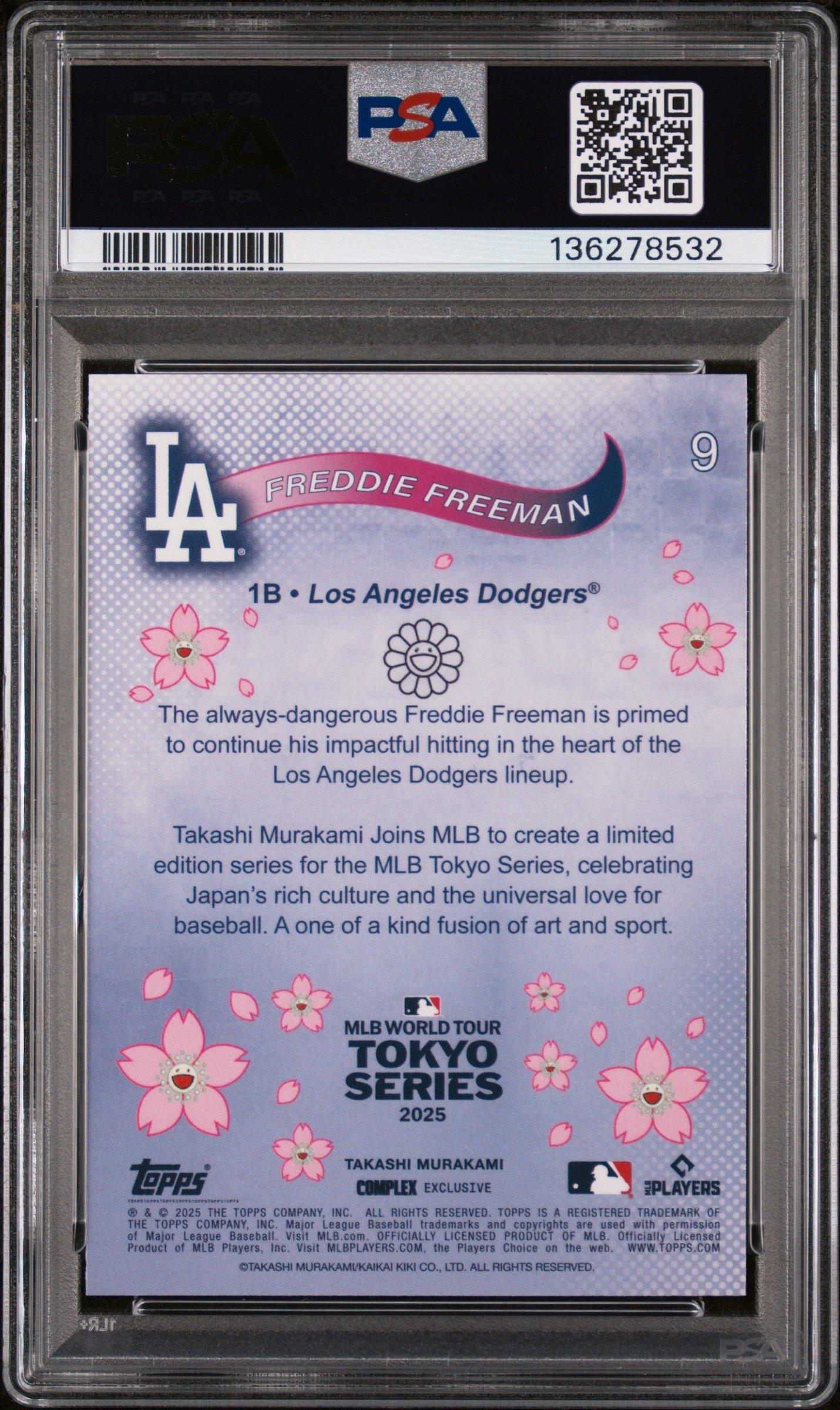 2025 Topps Takashi Murakami + Mlb World Tour Tokyo Series 9