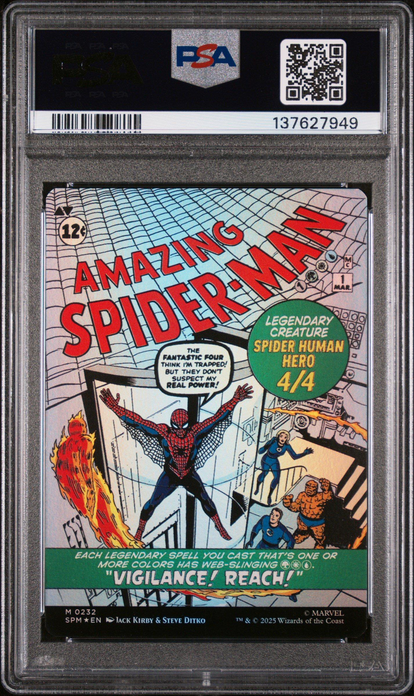2025 Magic The Gathering Marvel's Spider-man 0232 Peter Parker