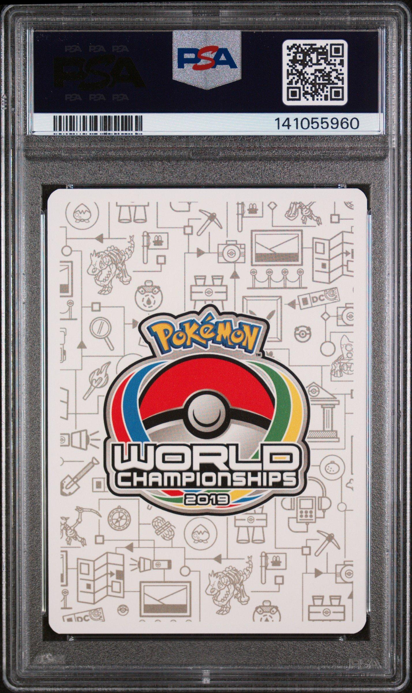 2019 Pokemon 2019 World Championships Deck: Pikarom Judge 76 Mew PSA 10