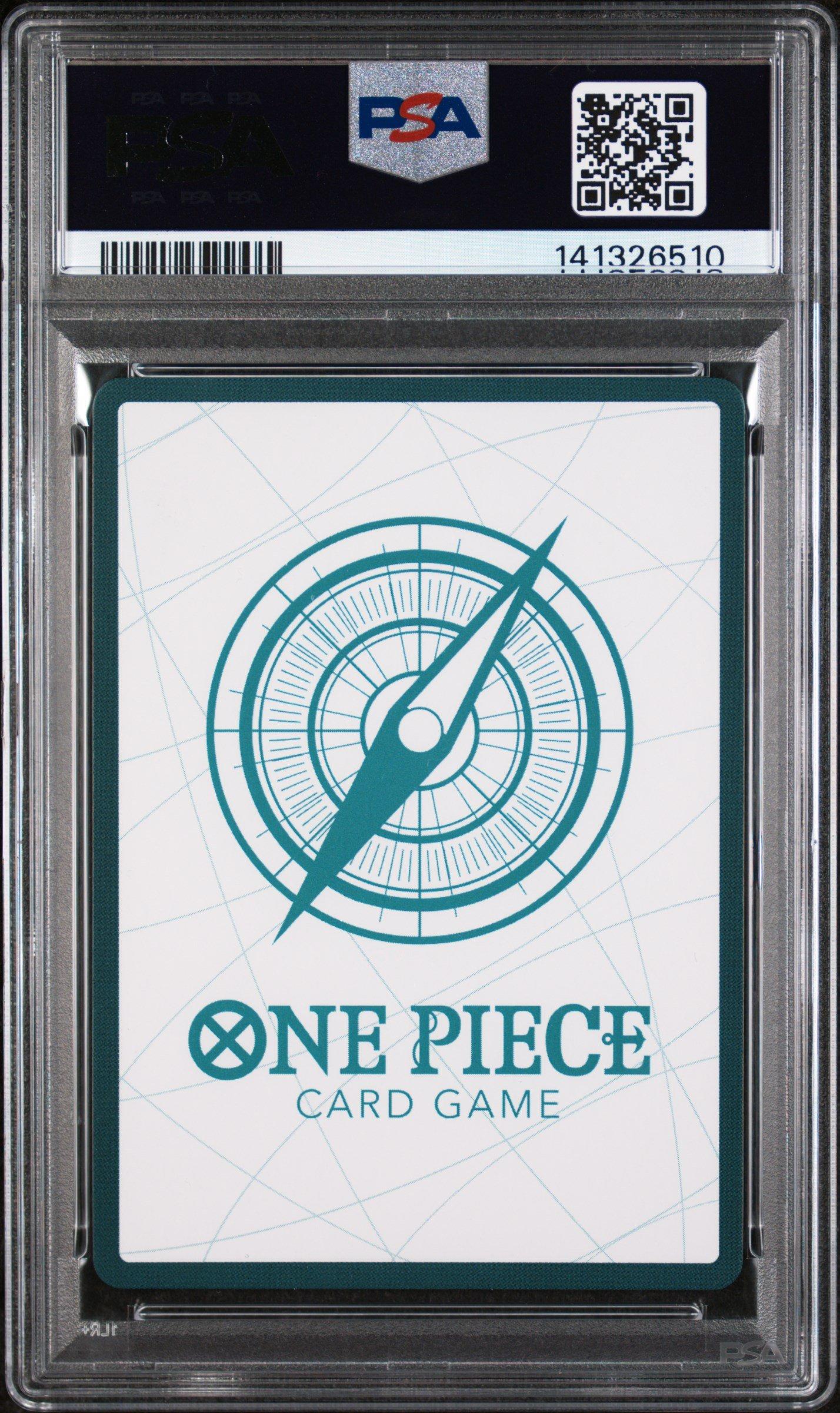 2025 One Piece Op13-carrying On His Will Don!! Card Alternate Art-gold PSA 10