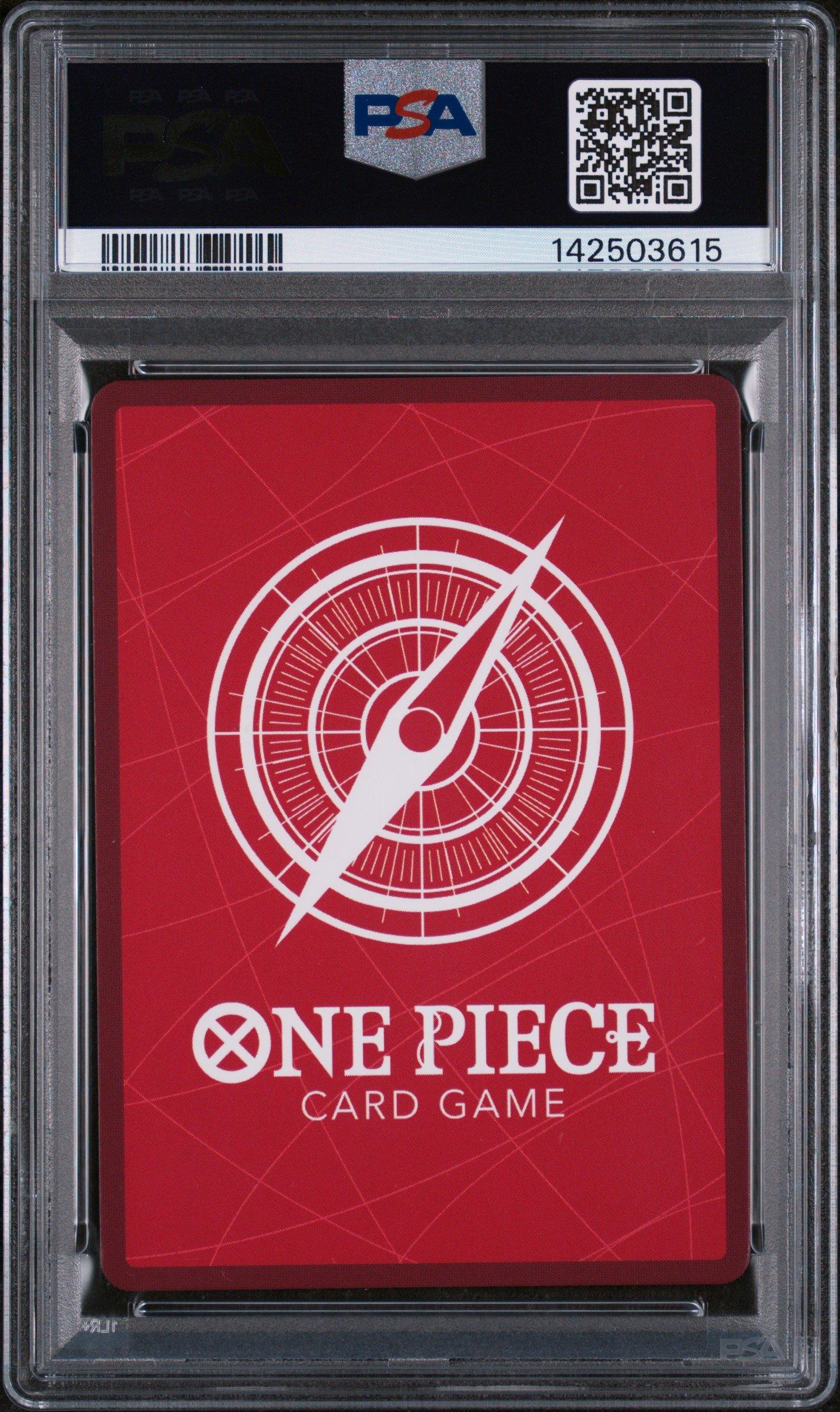 2025 One Piece Op13-carrying On His Will Monkey D. Luffy Alternate Art PSA