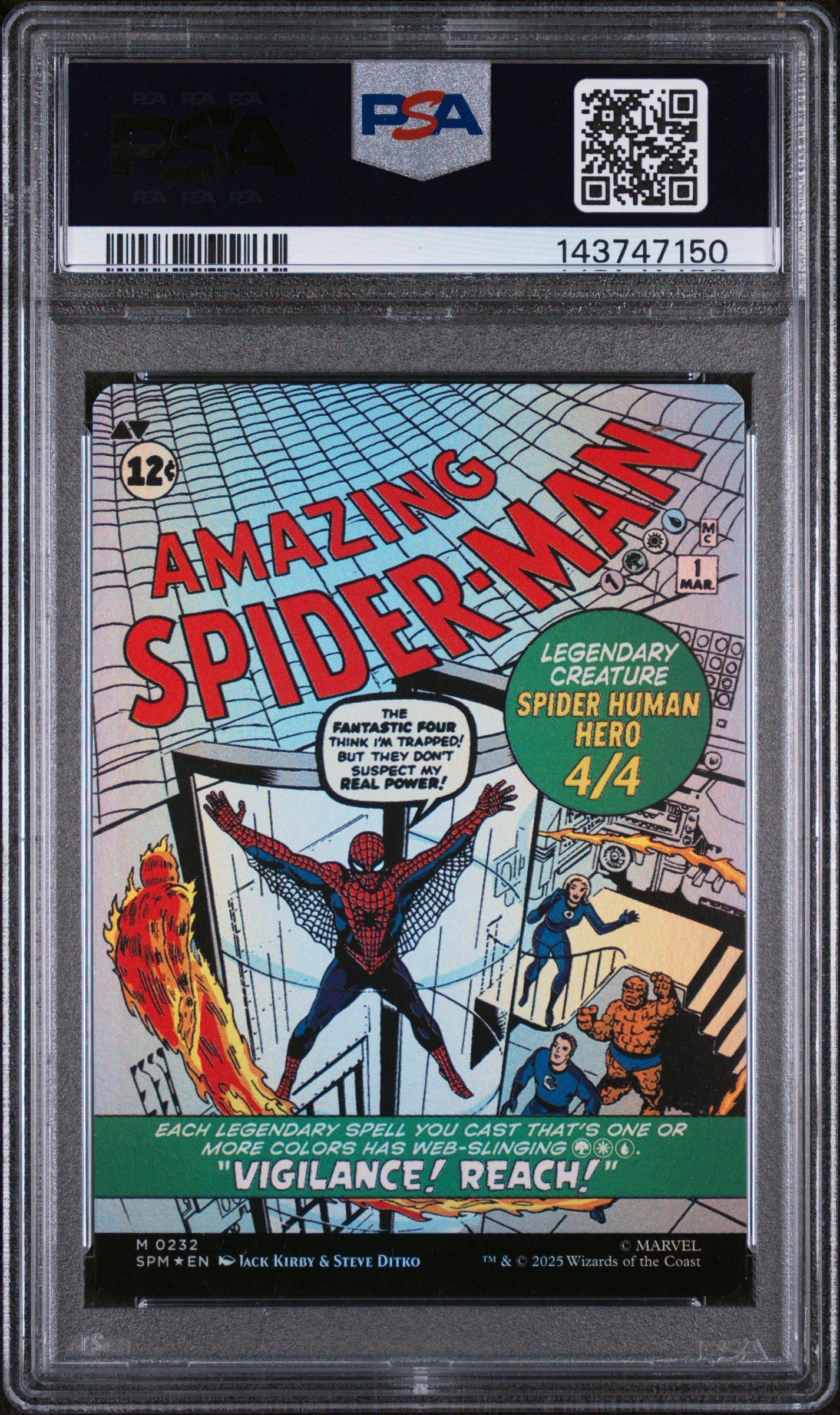 2025 Magic The Gathering Marvel's Spider-man 0232 Peter Parker