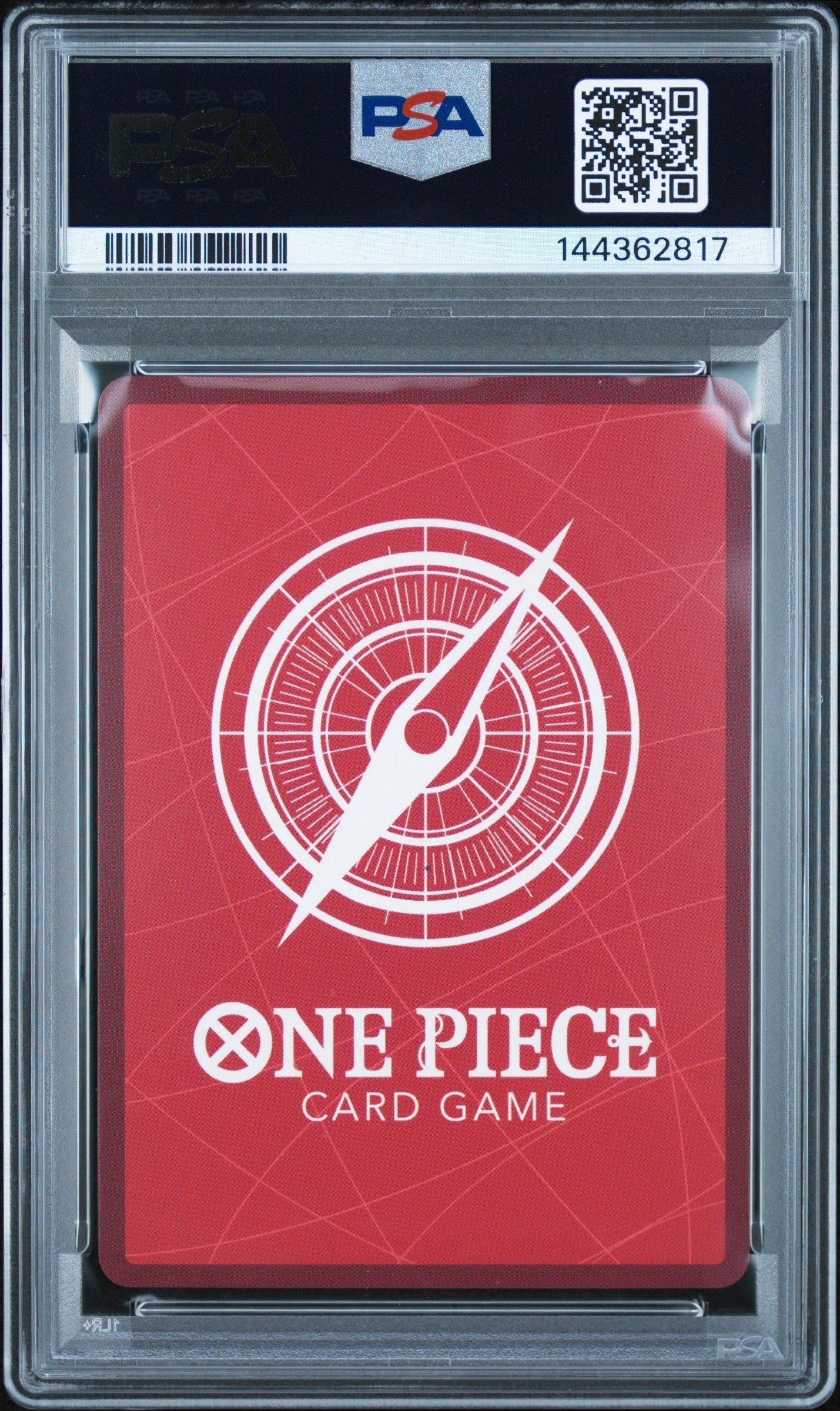 2024 One Piece Op06-wings Of The Captain 001 Uta Alternate Art PSA