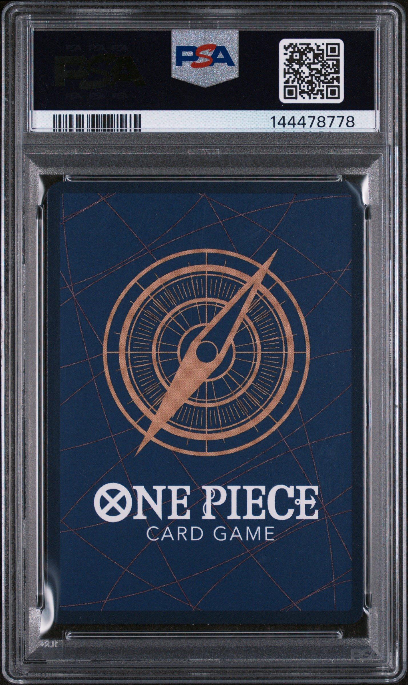 2025 One Piece Op13-carrying On His Will 110 Stussy PSA 10 Graded