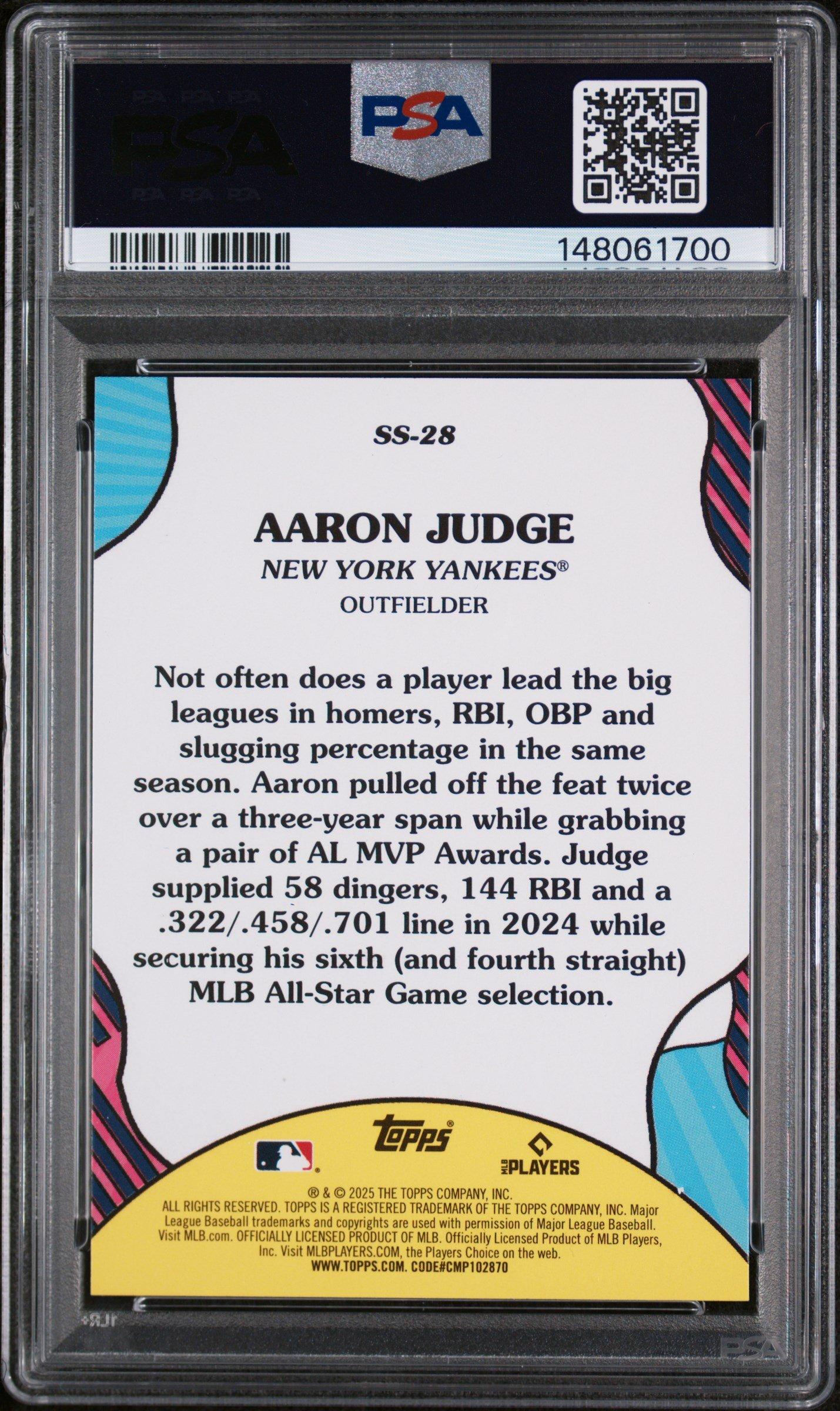 aaron judge graded cards Amazon.com: Aaron Judge PSA Graded Card Mystery Power Pack - 1 PSA Graded  Aaron Judge Card and 2 Packs of Cards Per Pack
