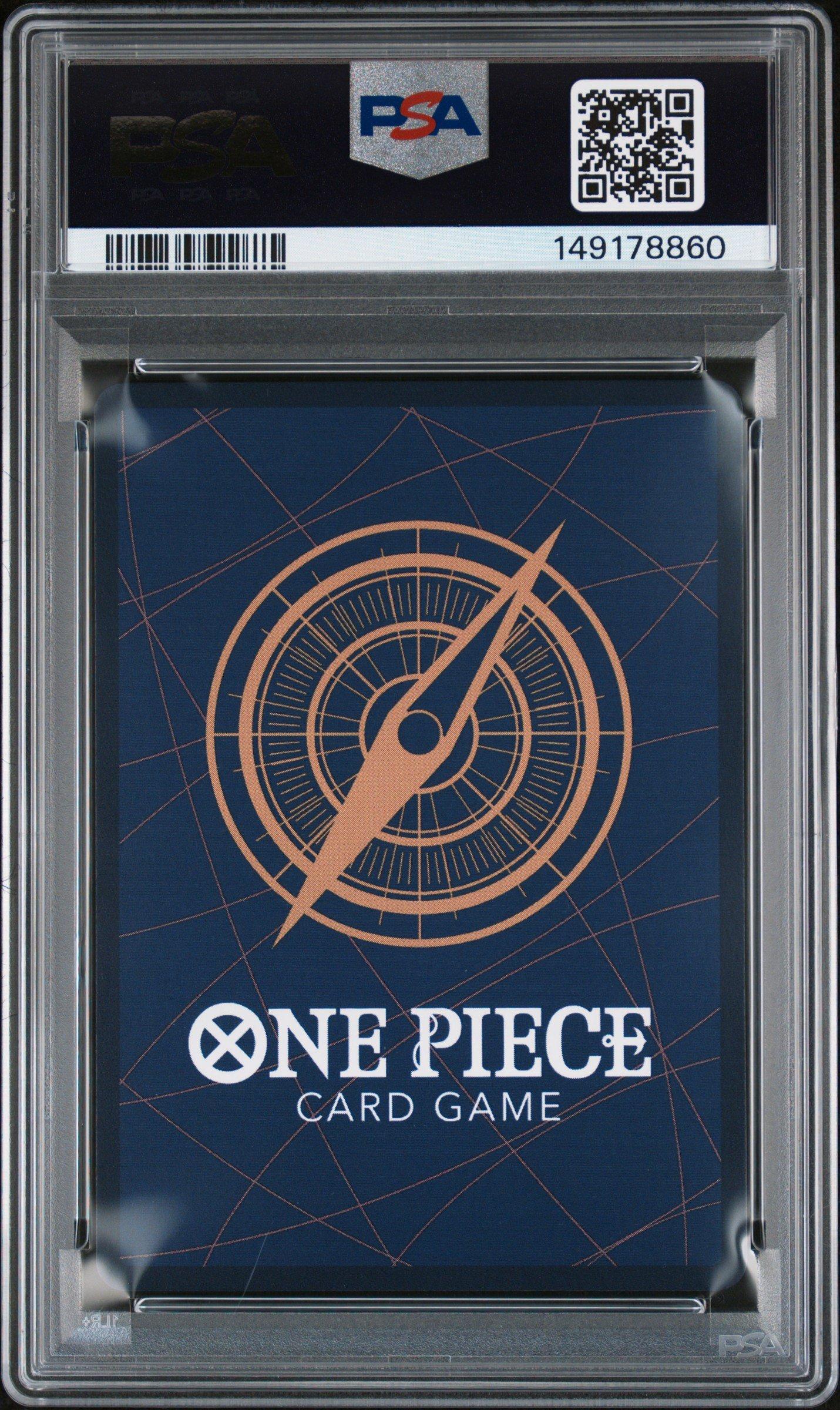 2023 One Piece Op02-paramount War Monkey D. Luffy Alternate Art PSA 10