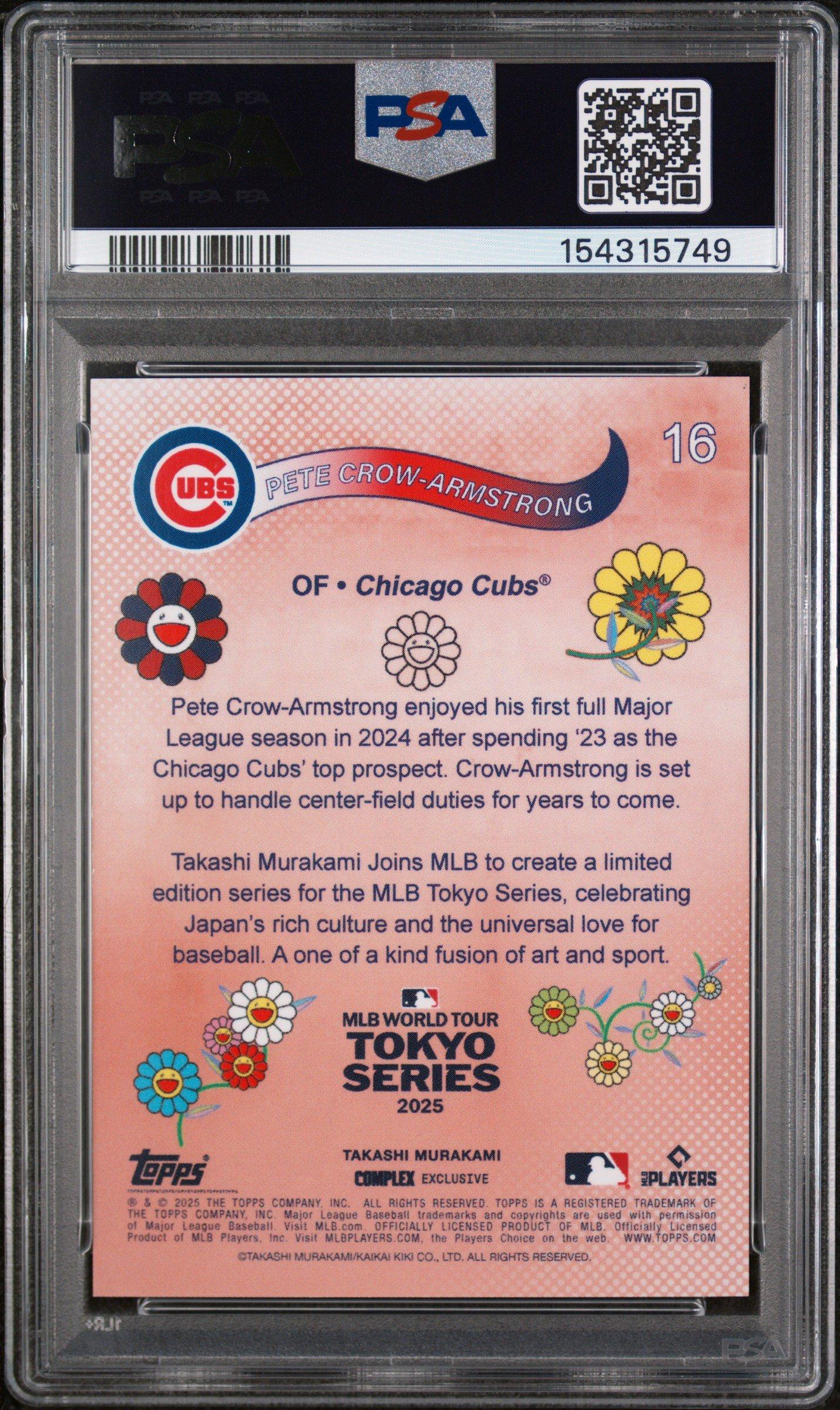 2025 Topps Takashi Murakami + Mlb World Tour Tokyo Series 16 Pete