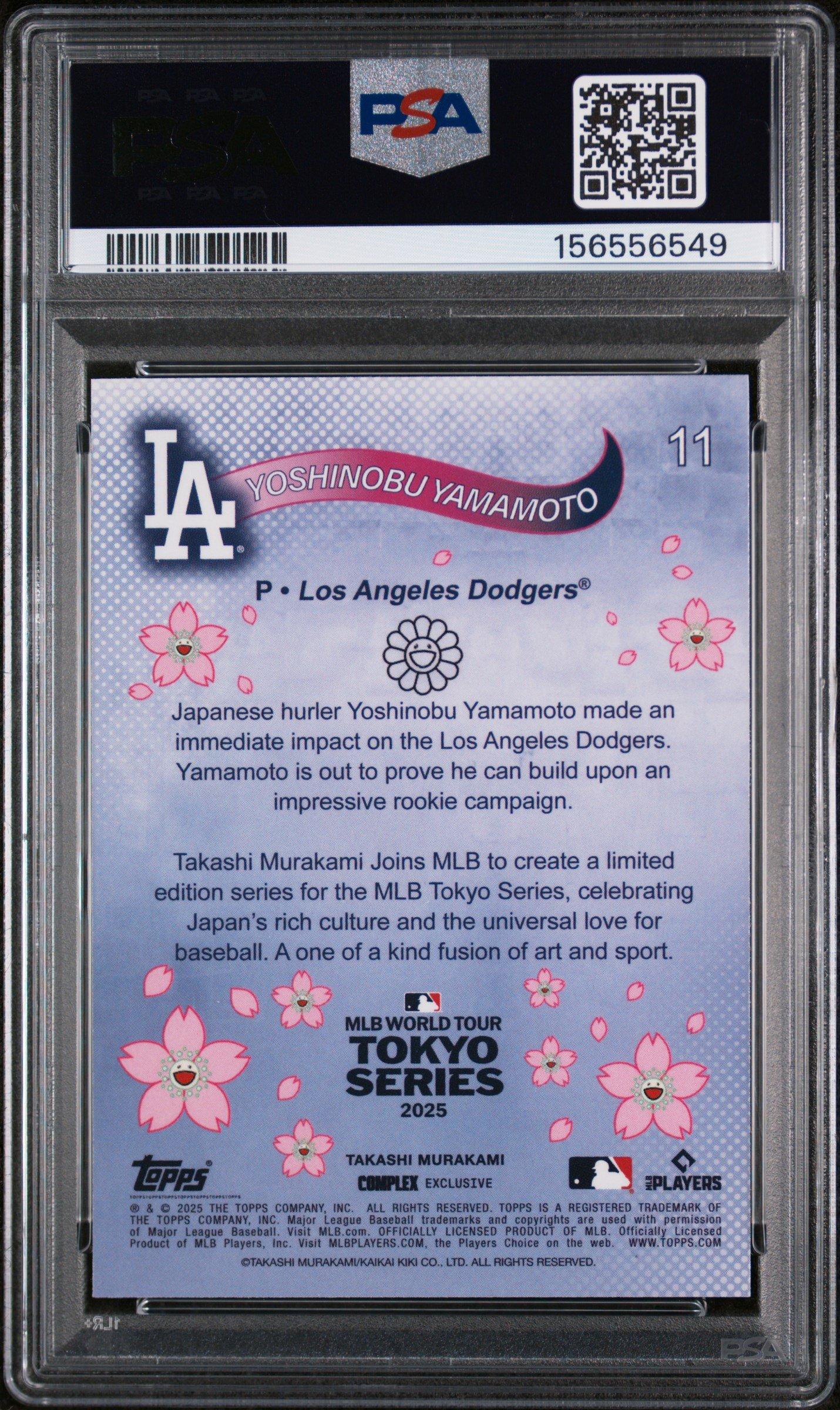 2025 Topps Takashi Murakami + Mlb World Tour Tokyo Series 11