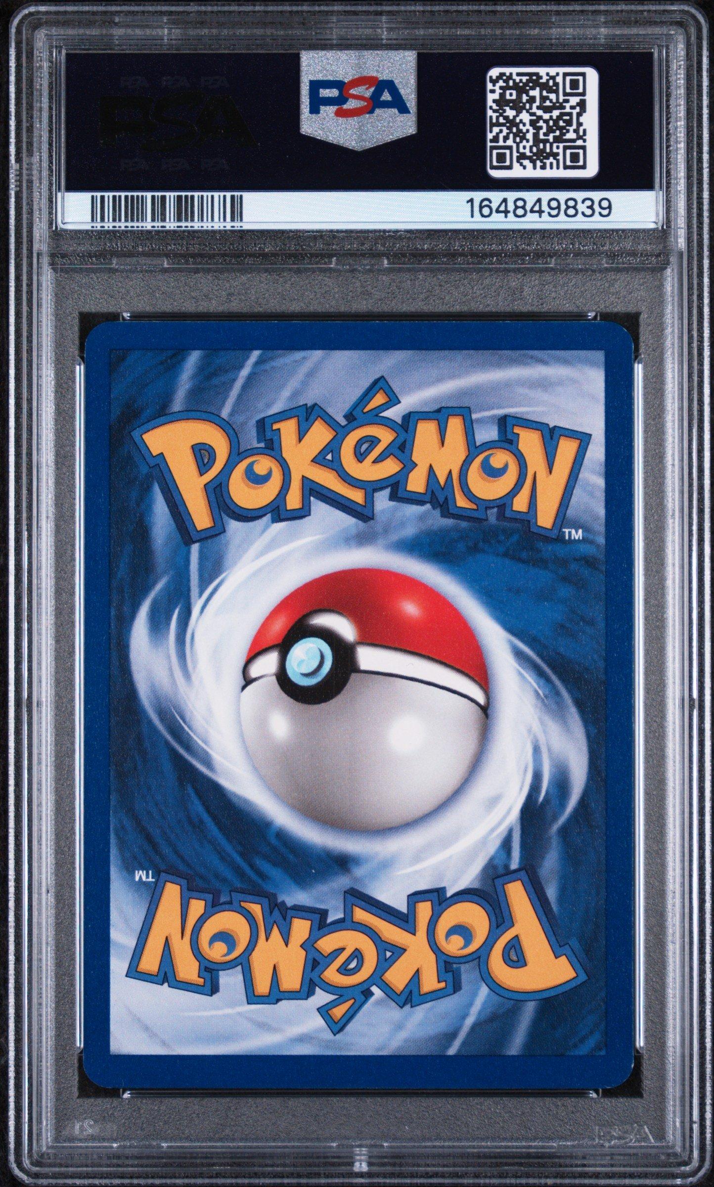 1999 Pokemon Game 58 Pikachu Yellow Cheeks PSA 8 Graded Card