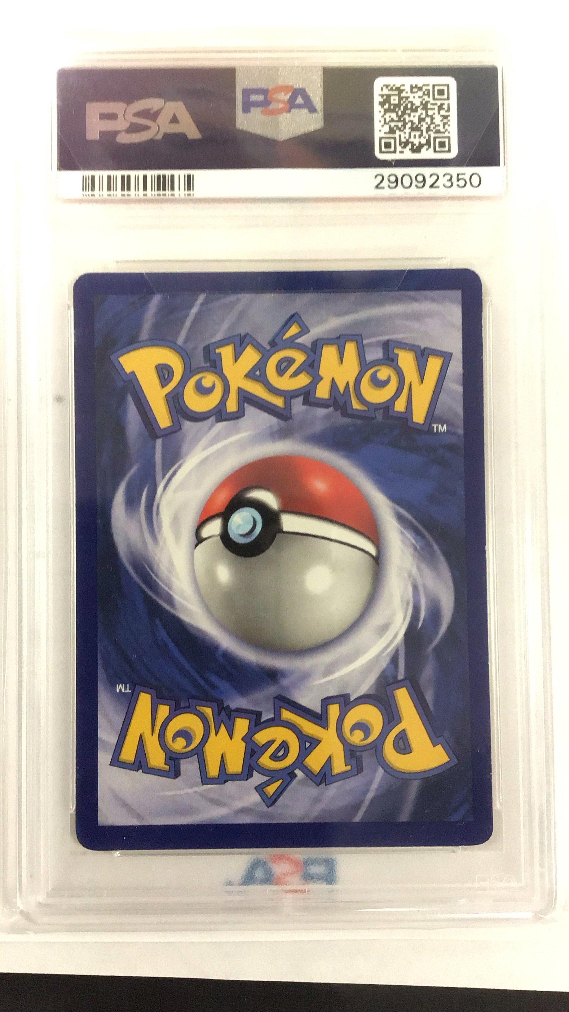 1999 Pokemon Game 58 Pikachu 1st Edition- Cheeks PSA