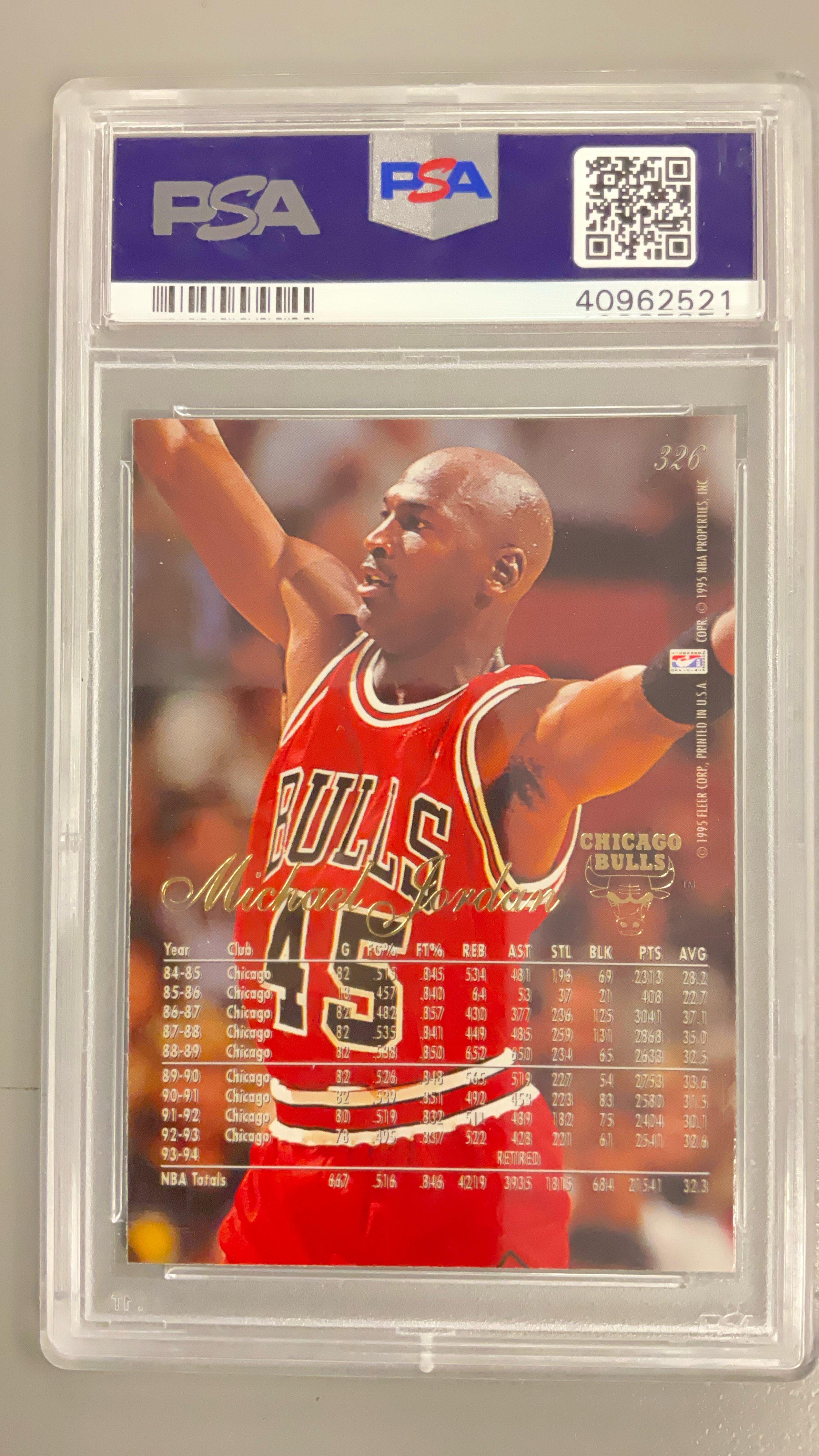 1994 Flair 326 Michael Jordan PSA