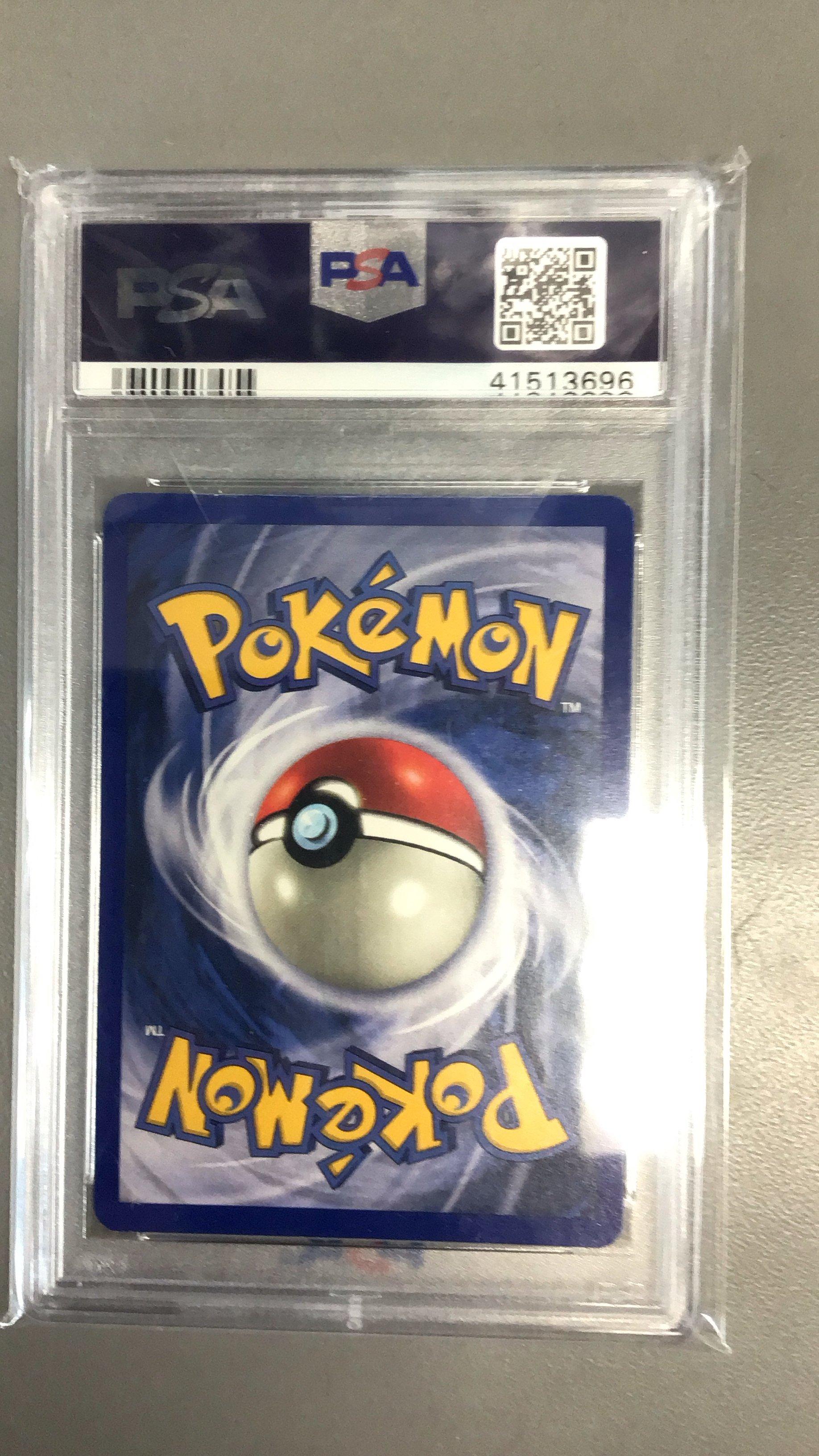 1999 Pokemon Jungle 9 Pinsir-holo 1st Edition PSA 8