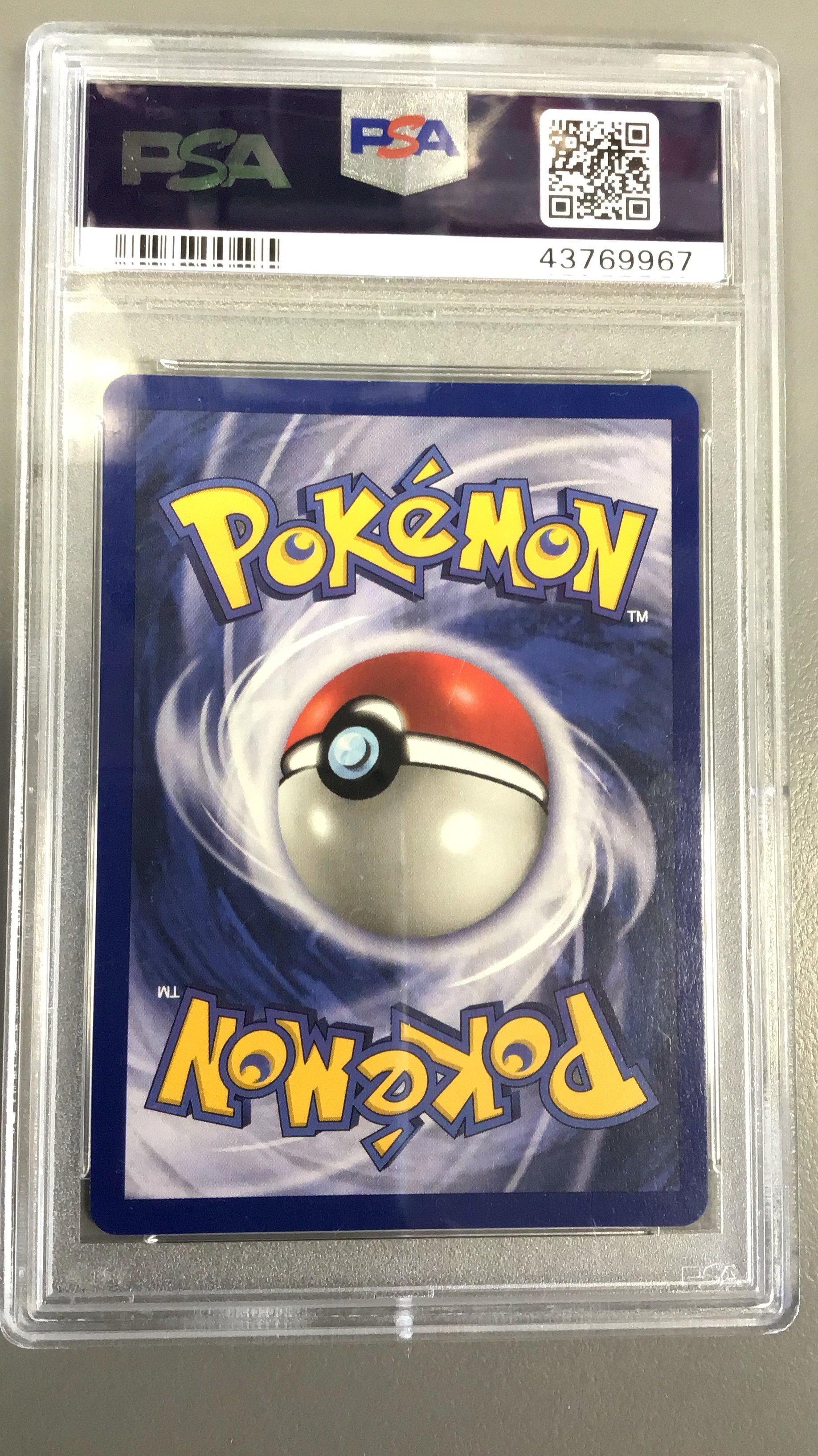 1999 Pokemon German 4 Glurak-holo 1st Edition PSA 8 Graded Card