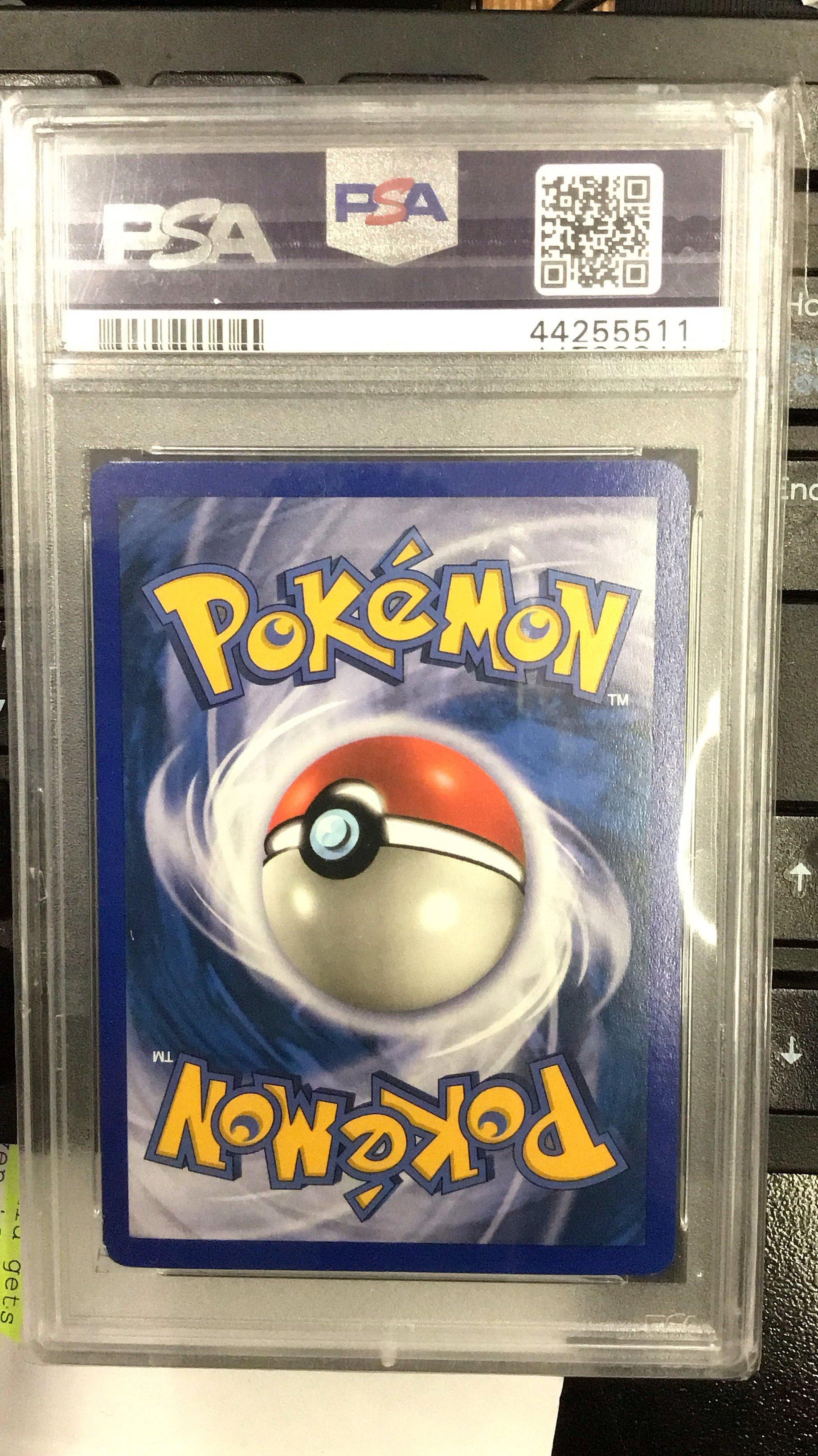 2003 Pokemon Best Of Game Promo 3 Professor Elm-reverse Foil PSA