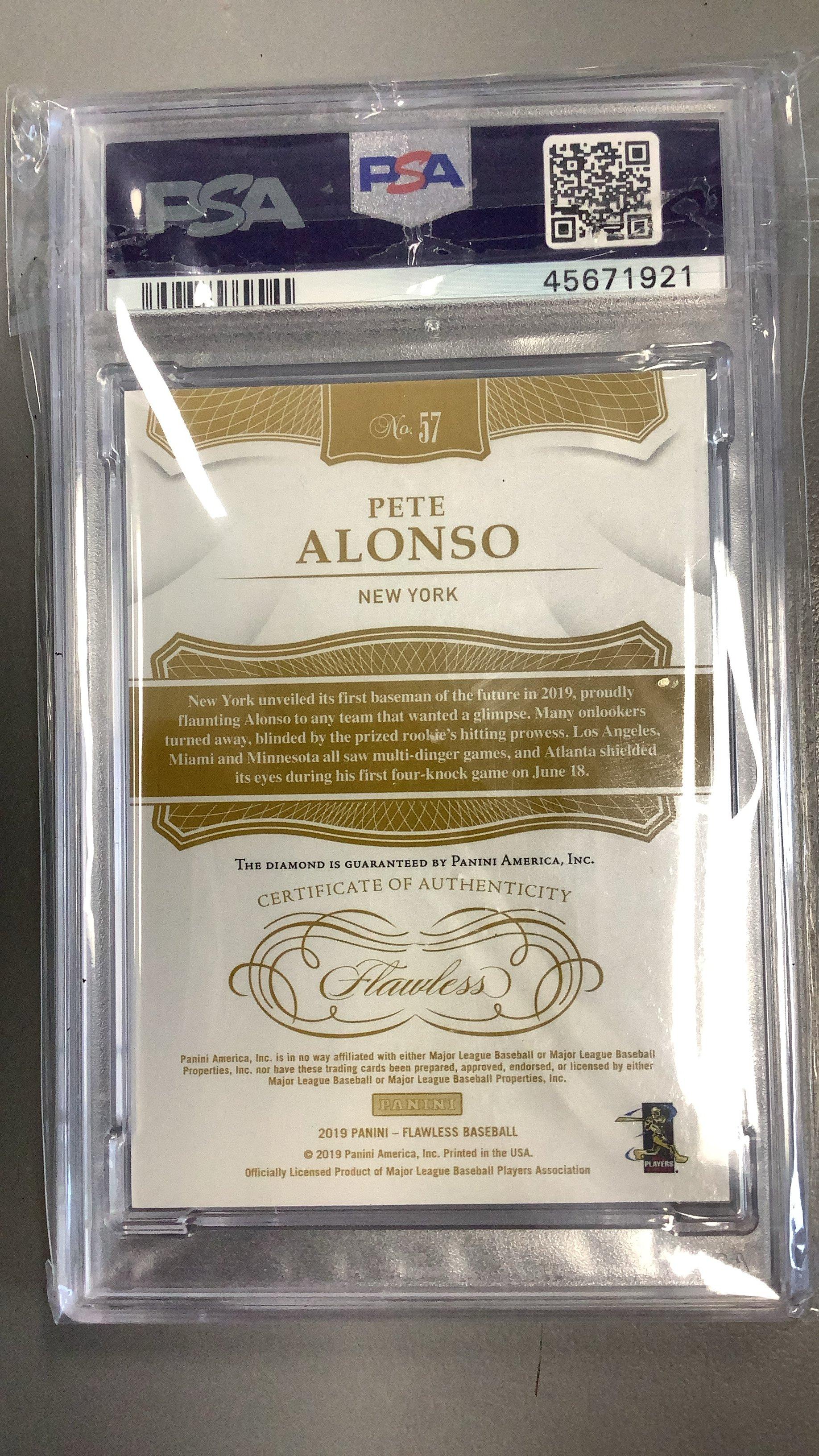 2019 Flawless 57 Pete Alonso PSA 10