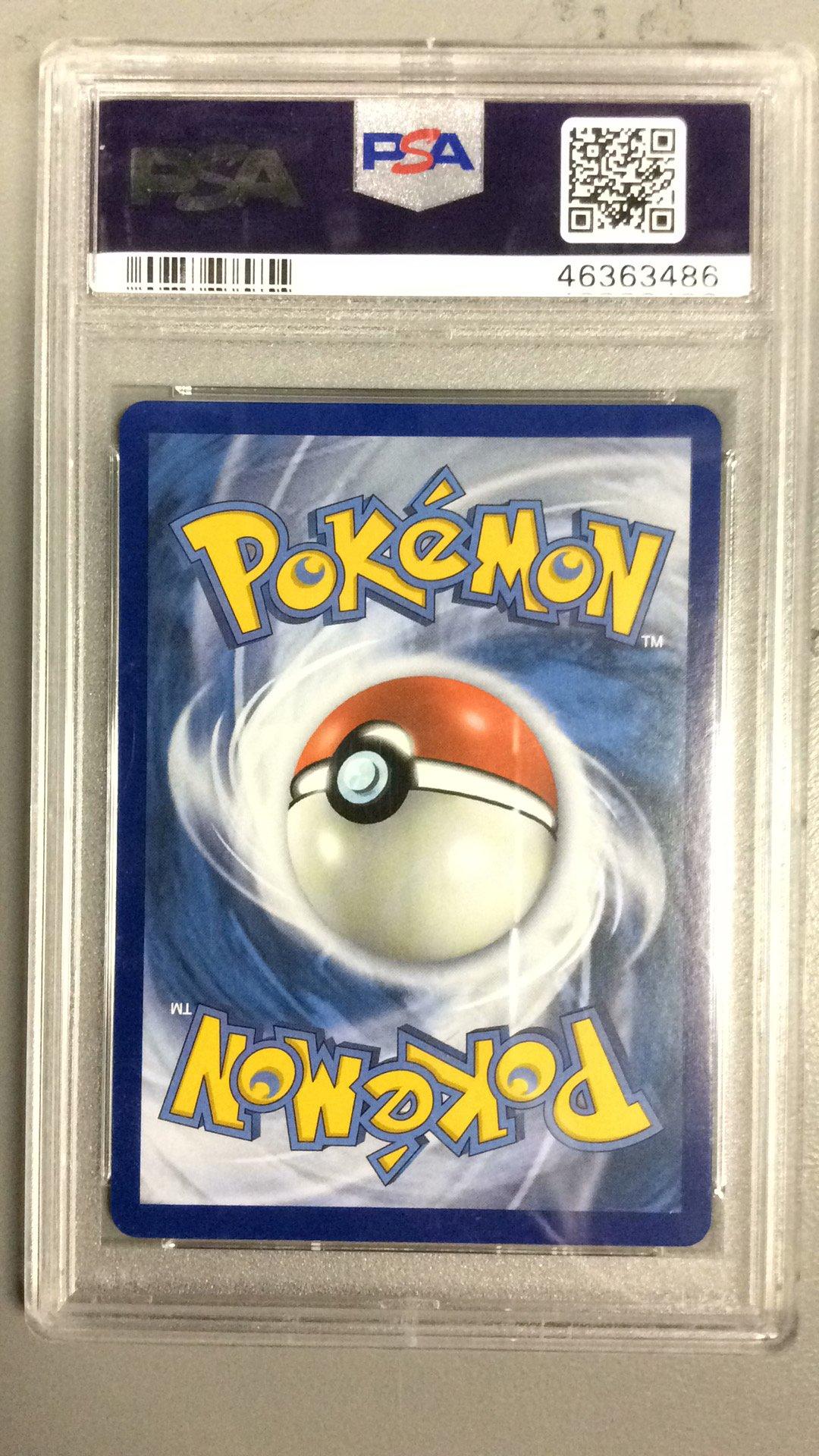 2019 Pokemon Sun & Moon Hidden Fates Sv63 Full Art/naganadel Gx PSA