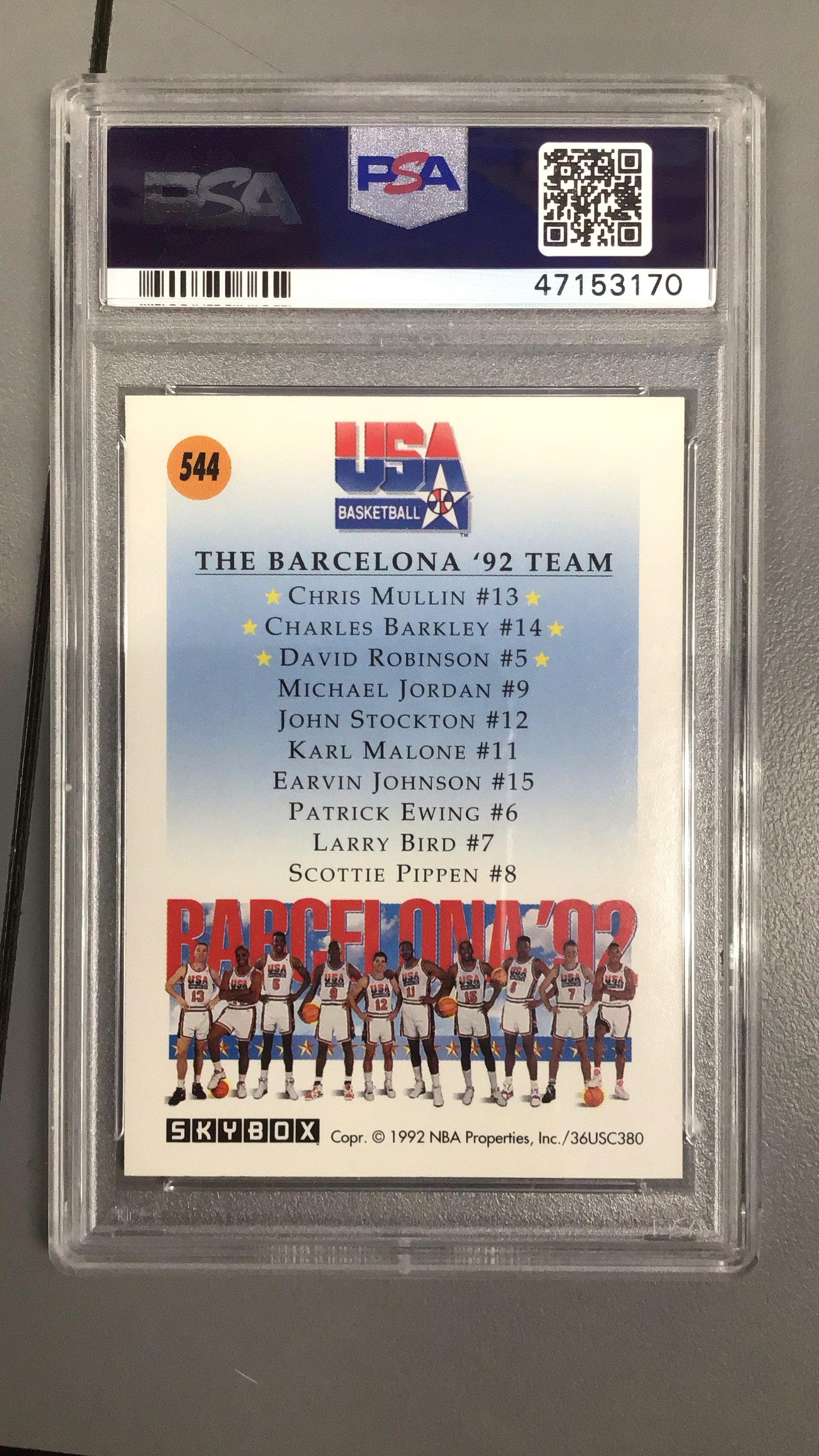 1991 Skybox 544 Team Usa 1 PSA 10