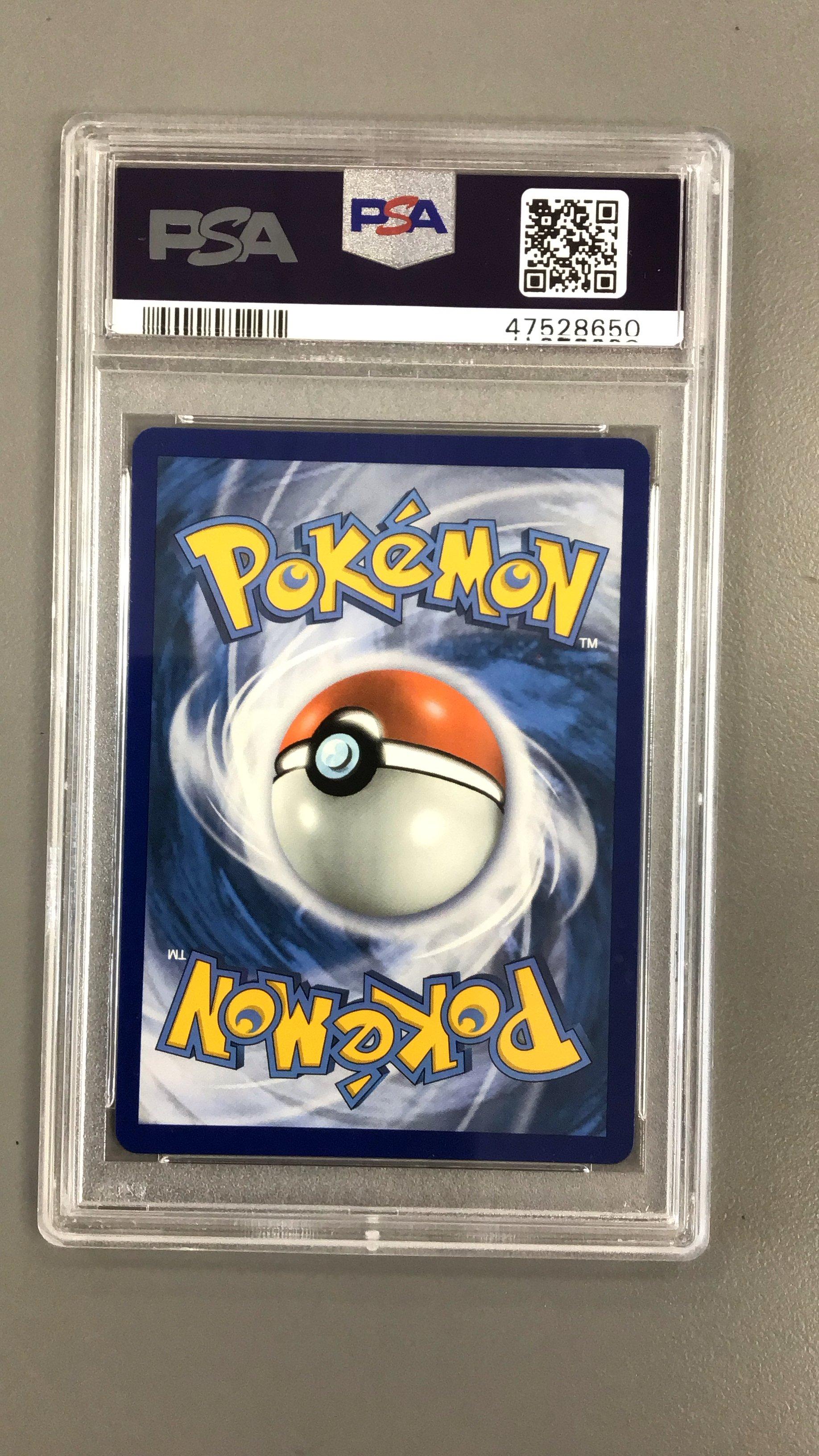 2019 Pokemon Sun & Moon Hidden Fates Sv63 Full Art/naganadel Gx PSA