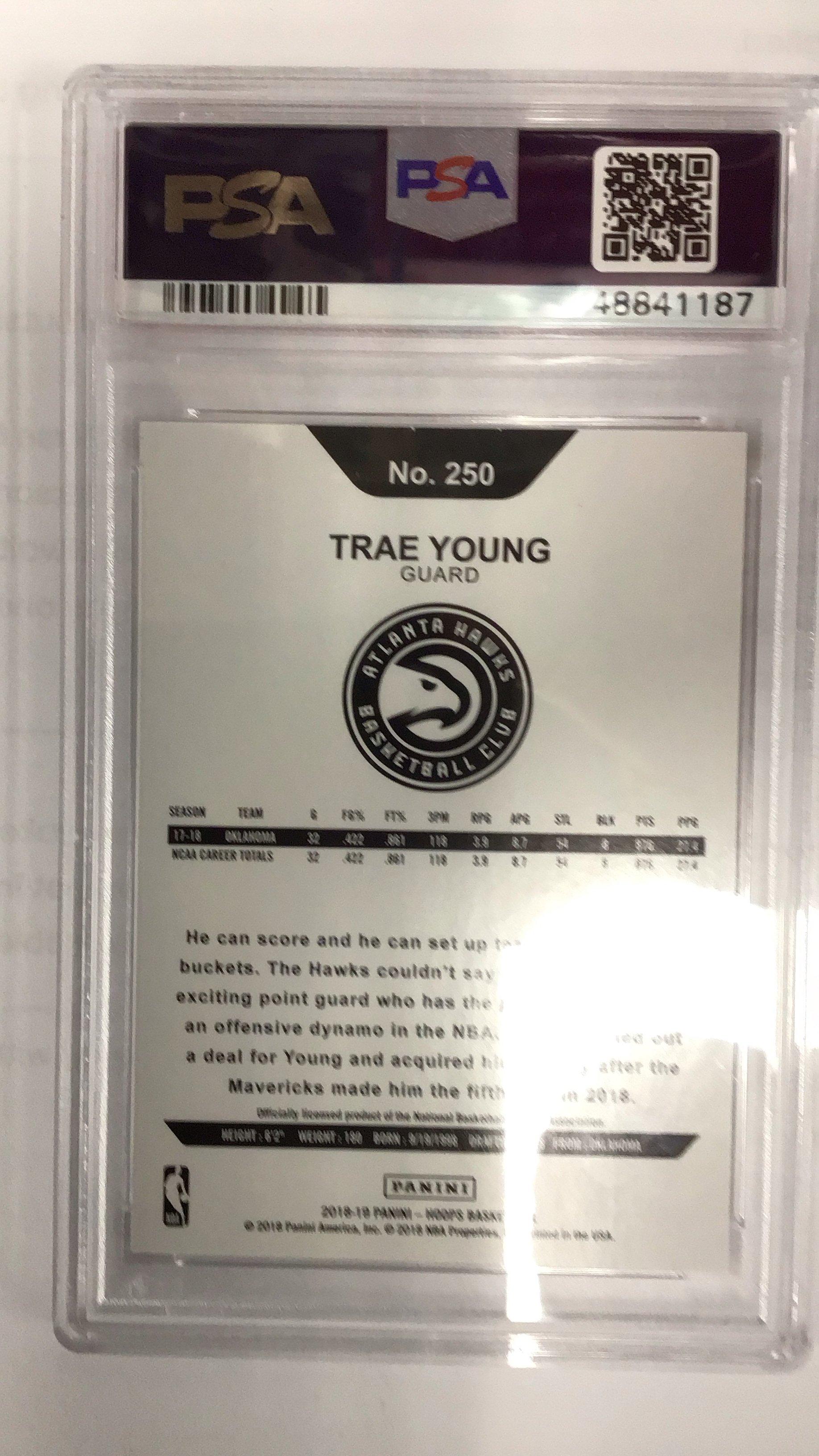 2018 Panini Hoops 250 Trae Young PSA